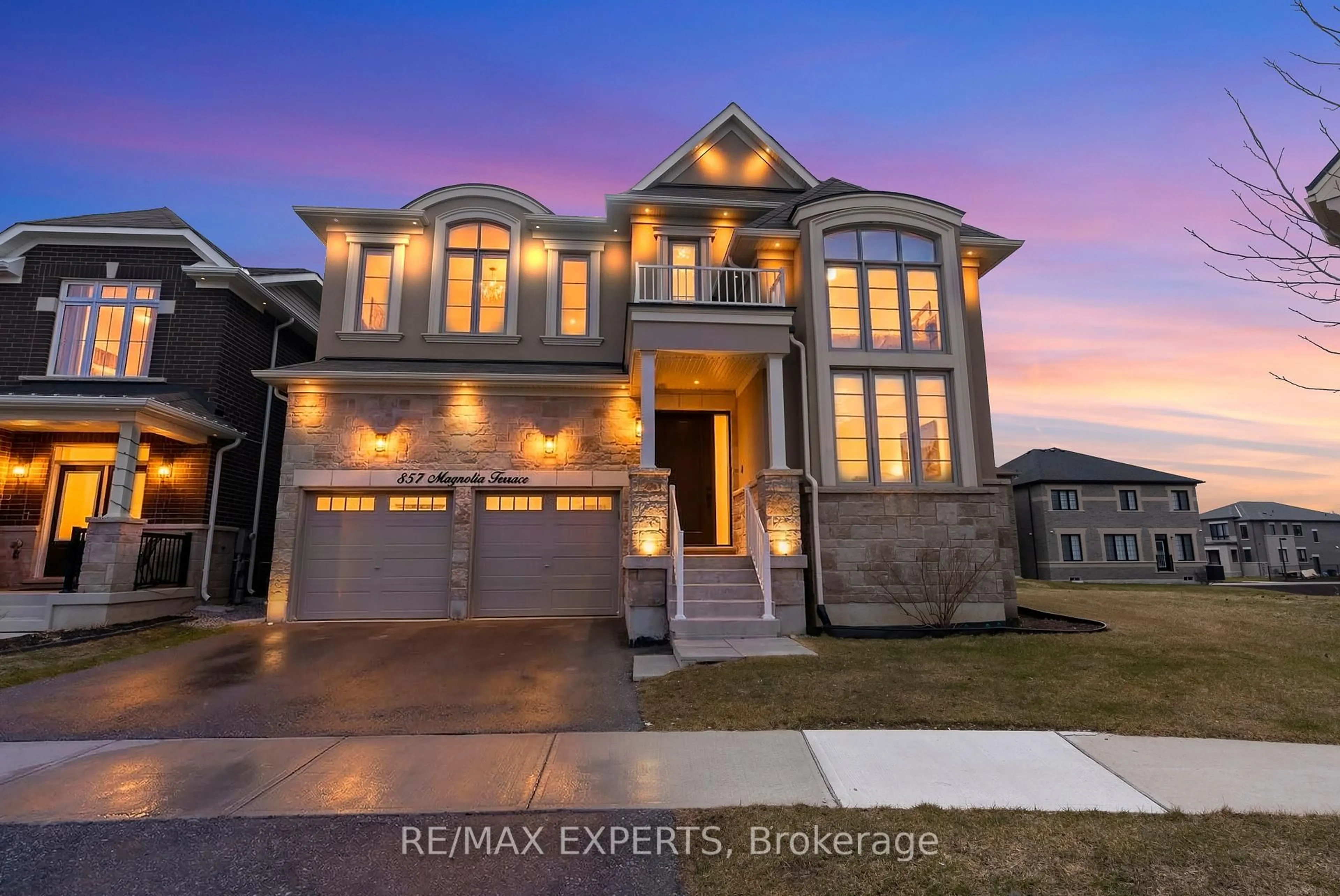 Home with brick exterior material, street for 857 Magnolia Terr, Milton Ontario L9E 1R2