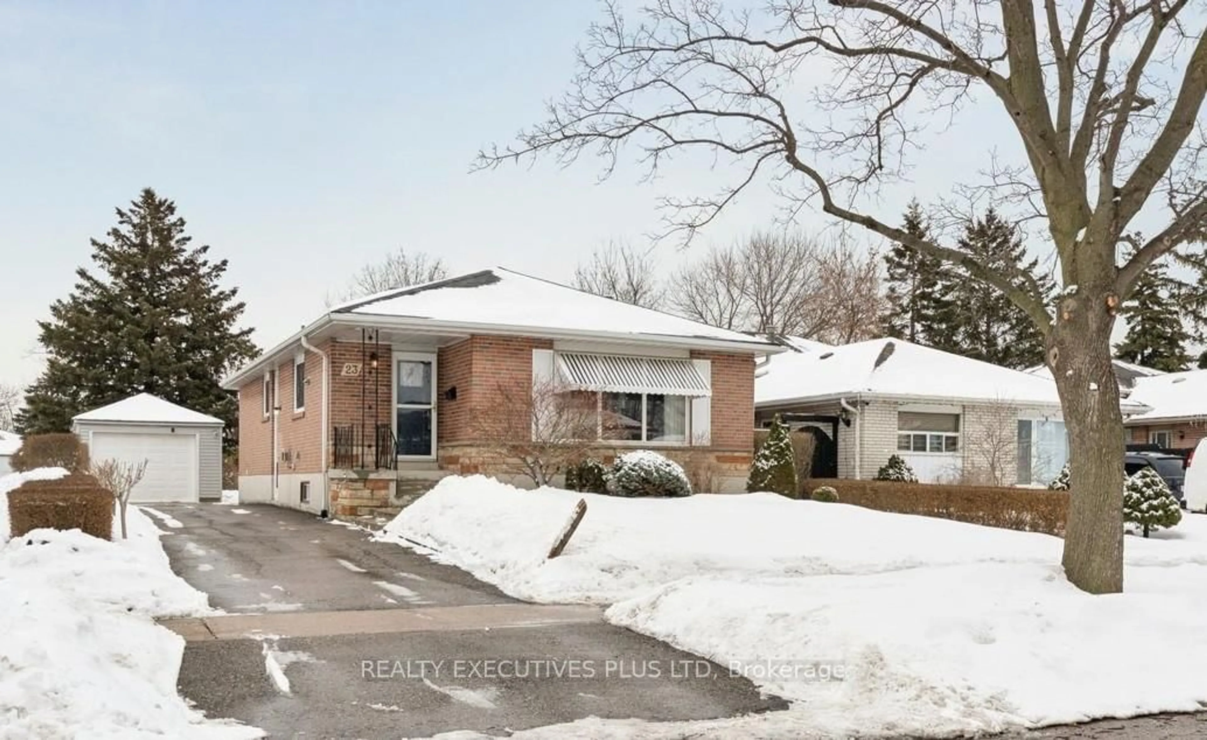 Home with brick exterior material, street for 23 Helmsdale Cres, Toronto Ontario M9V 3X8