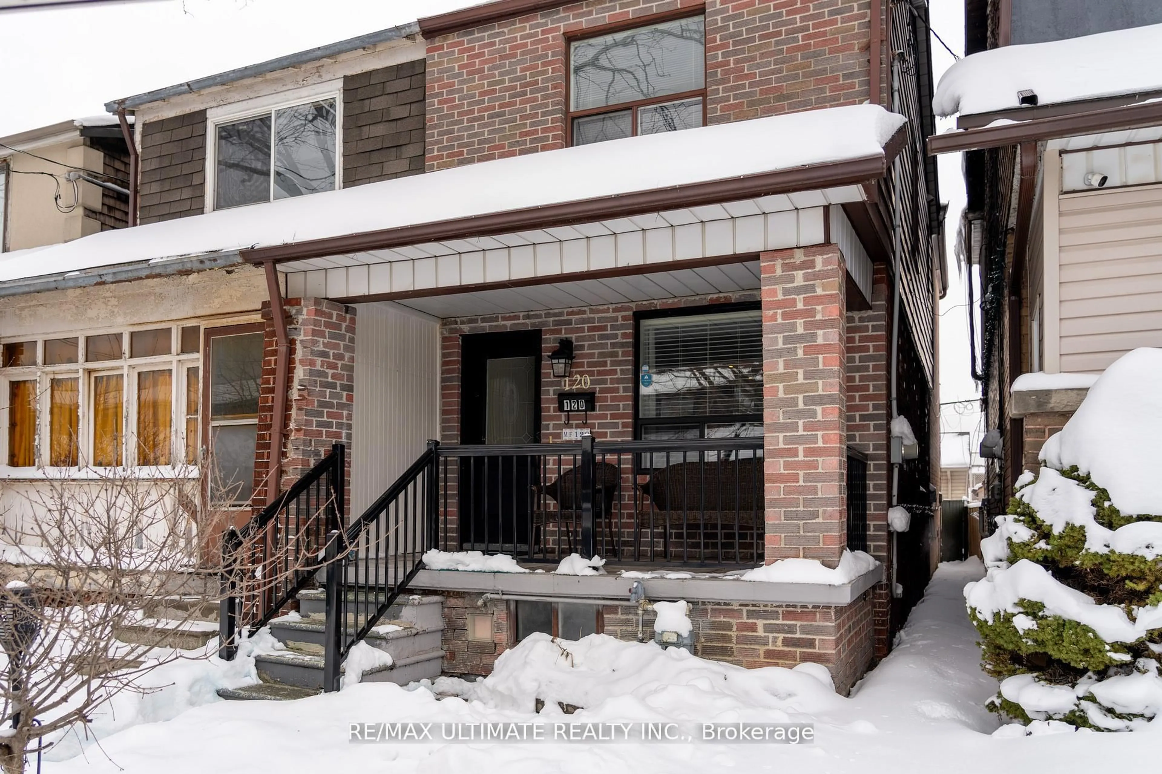Home with brick exterior material, street for 120 Rosethorn Ave, Toronto Ontario M6N 3L1