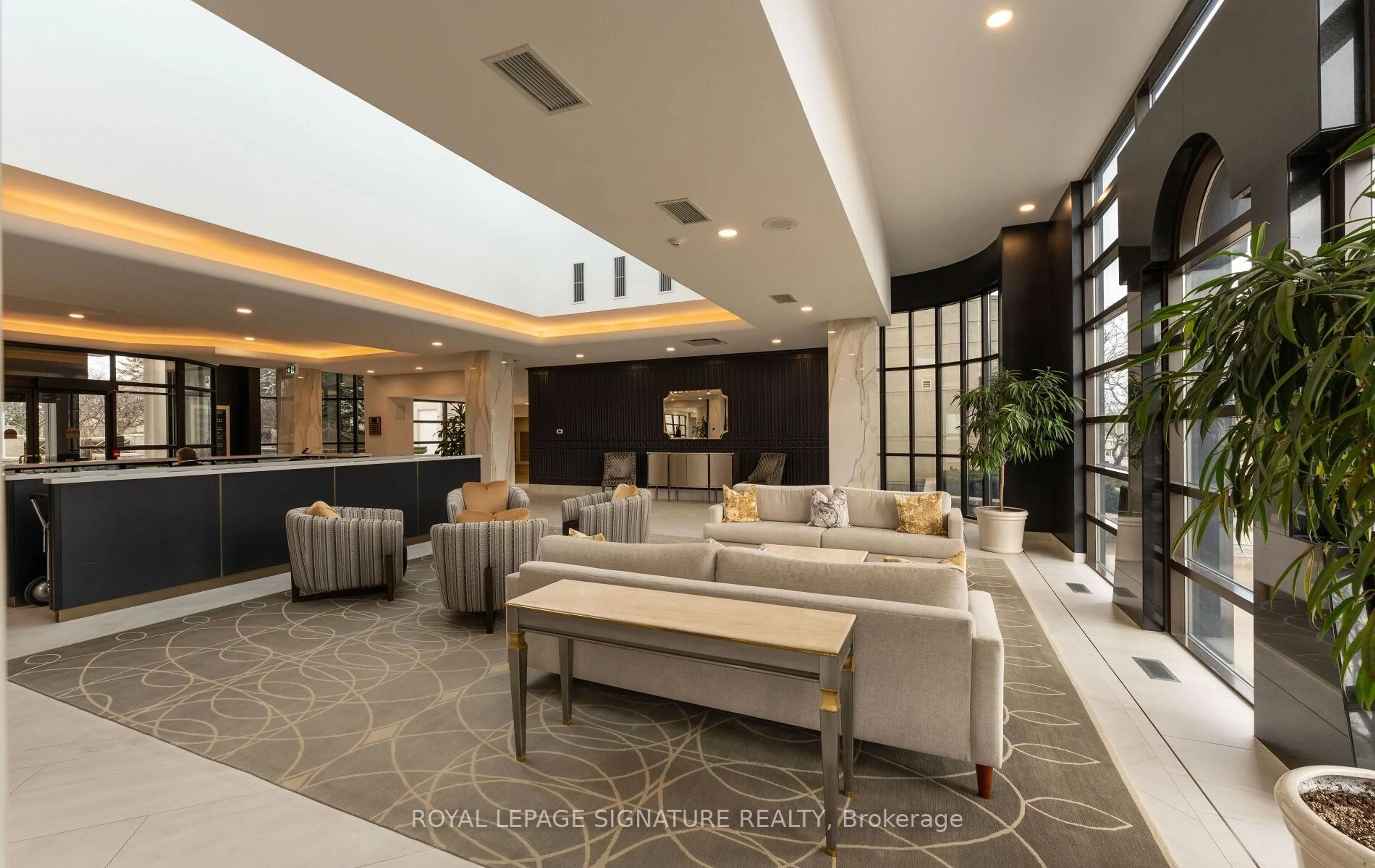 Lobby for 1 Aberfoyle Cres #2112, Toronto Ontario M8X 2X8