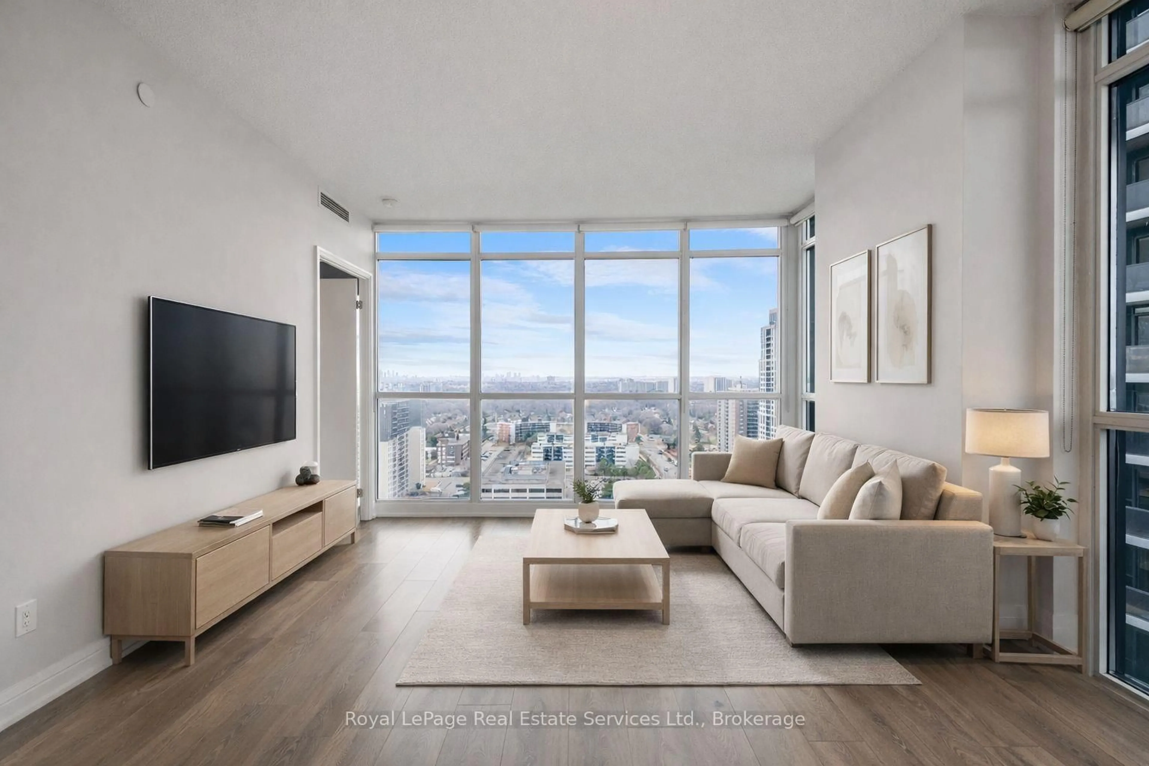 Living room with furniture, unknown for 9 Valhalla Inn Rd #2107, Toronto Ontario M9B 1B2