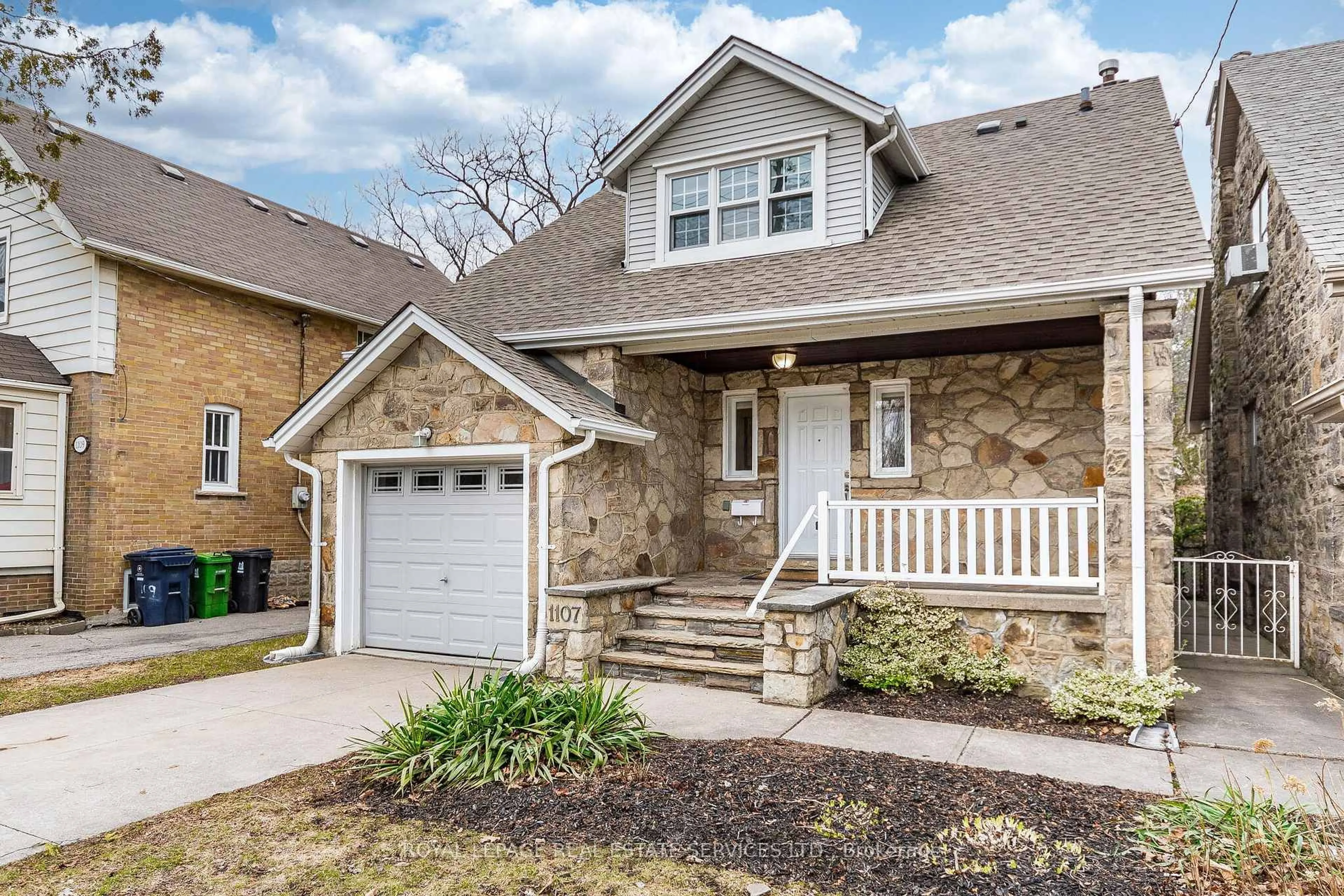 Home with brick exterior material, street for 1107 Royal York Rd, Toronto Ontario M8X 2G8