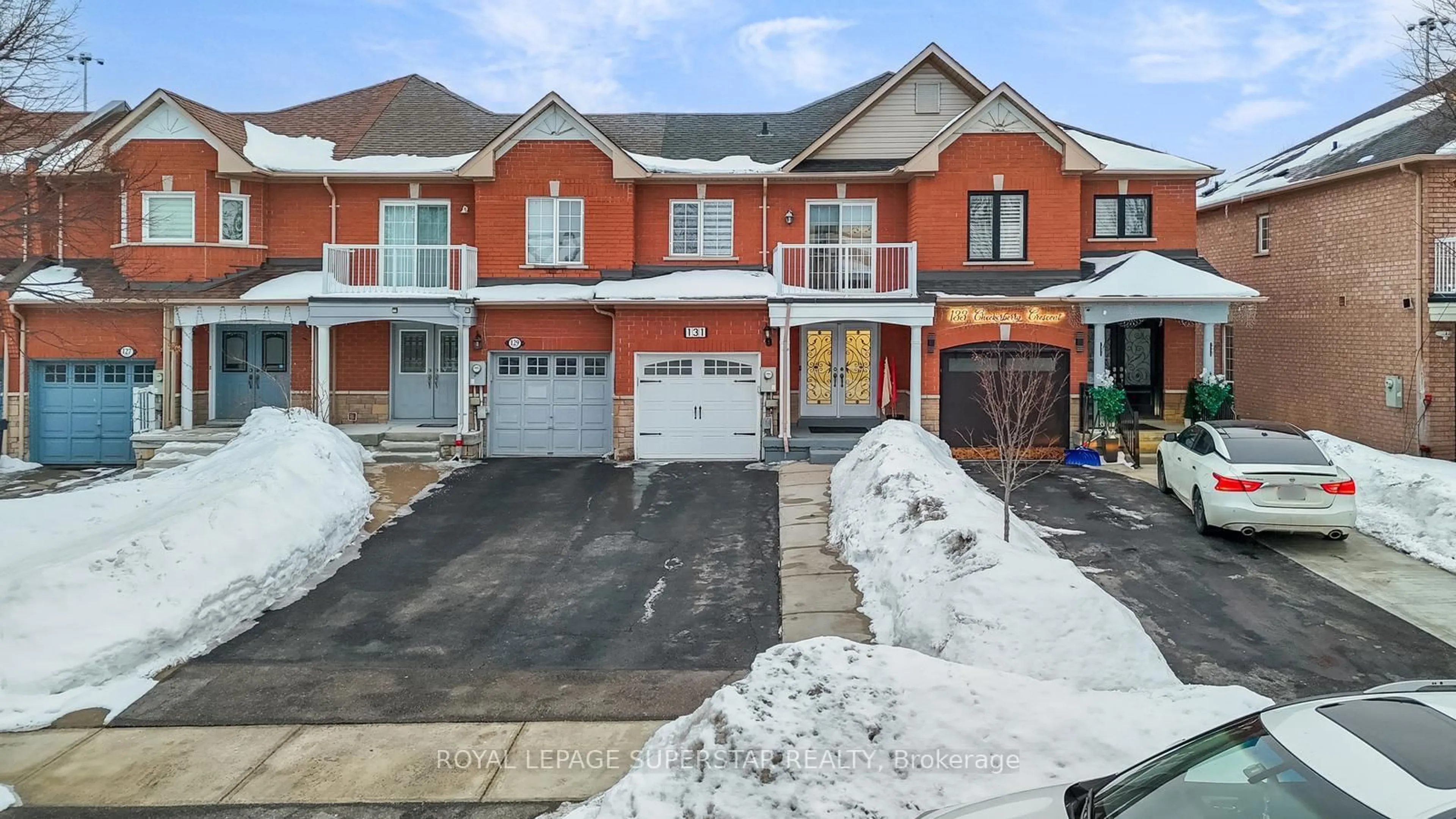 Home with brick exterior material, street for 131 Checkerberry Cres, Brampton Ontario L6R 2S8