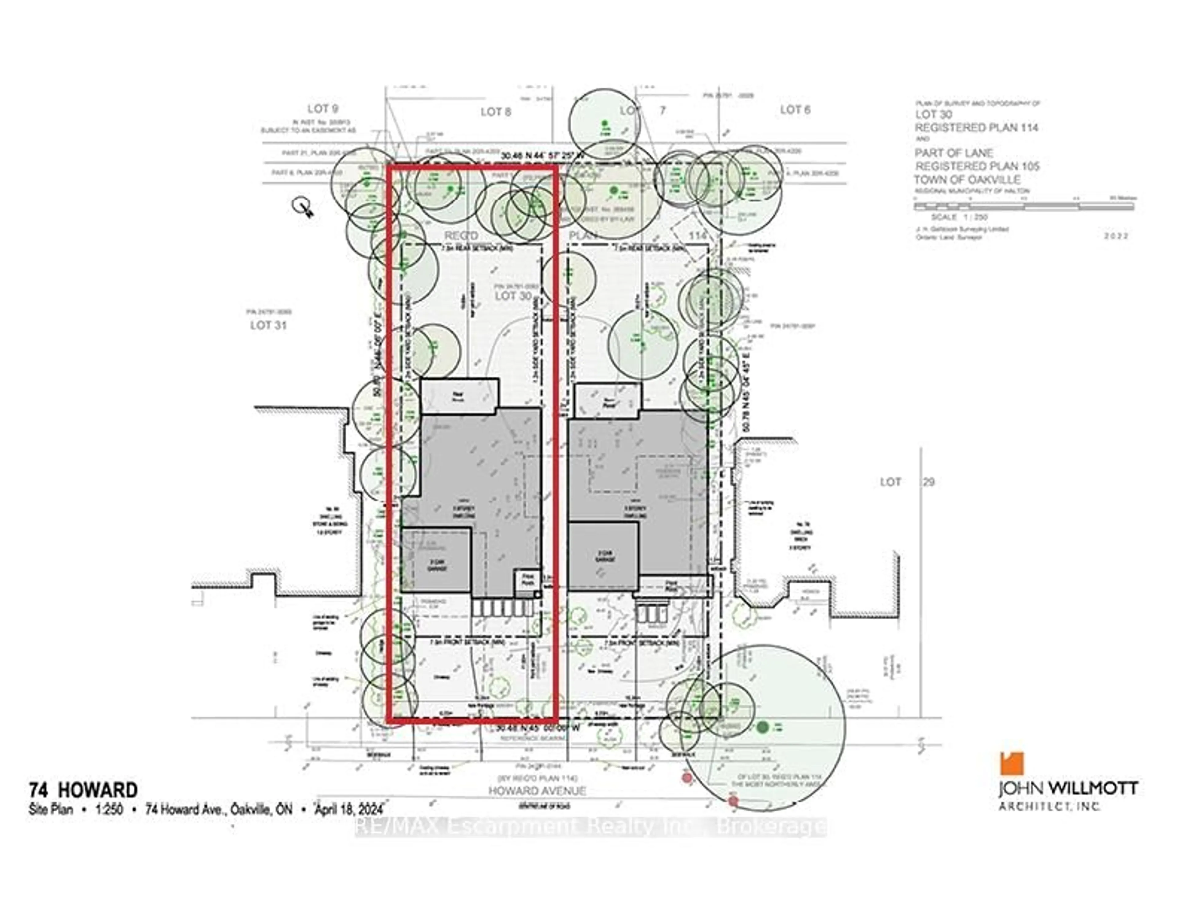 Floor plan for 74A Howard Ave, Oakville Ontario L6J 3Y5