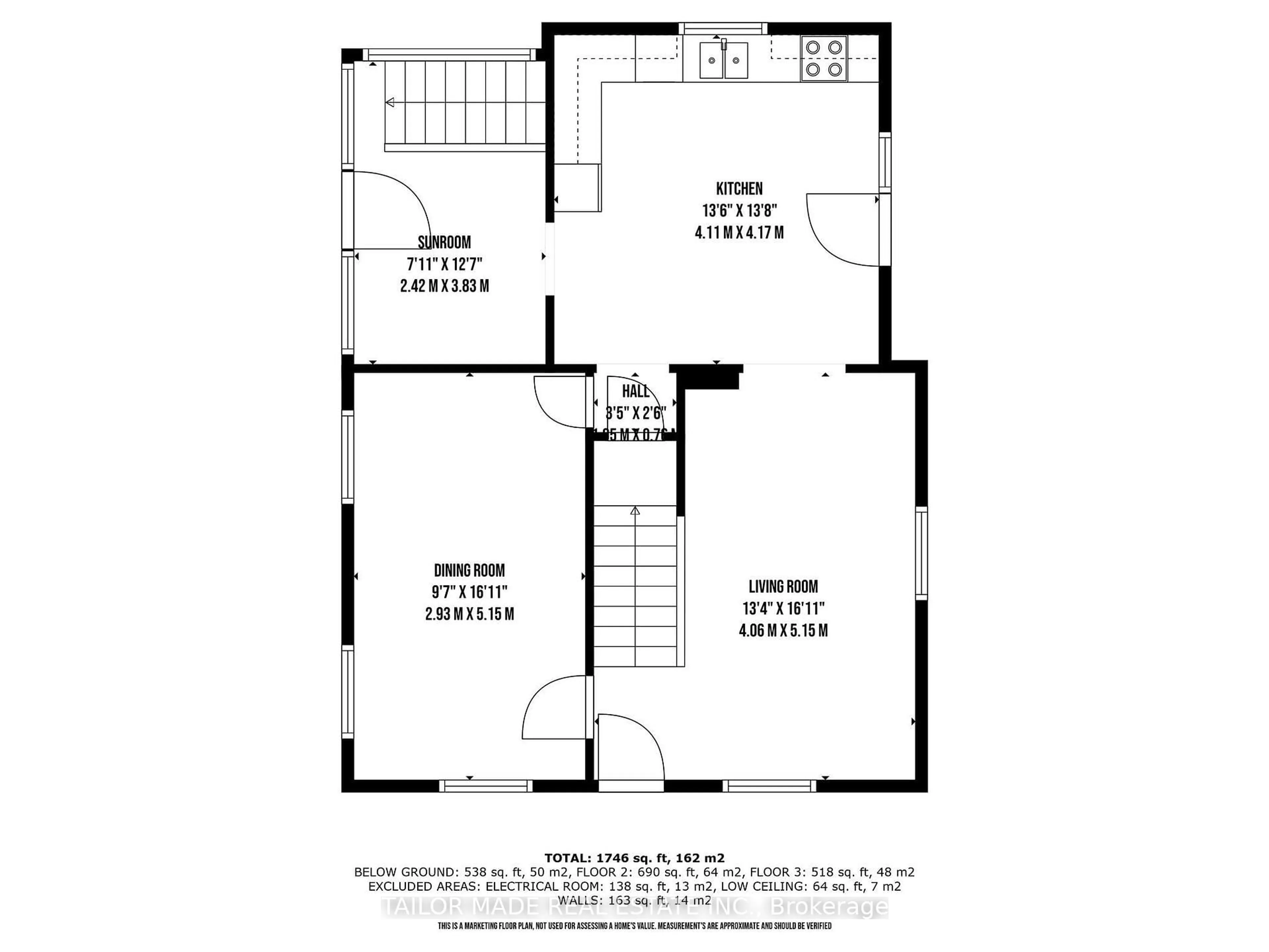 Floor plan for 18 Amanda St, Orangeville Ontario L9W 2K2