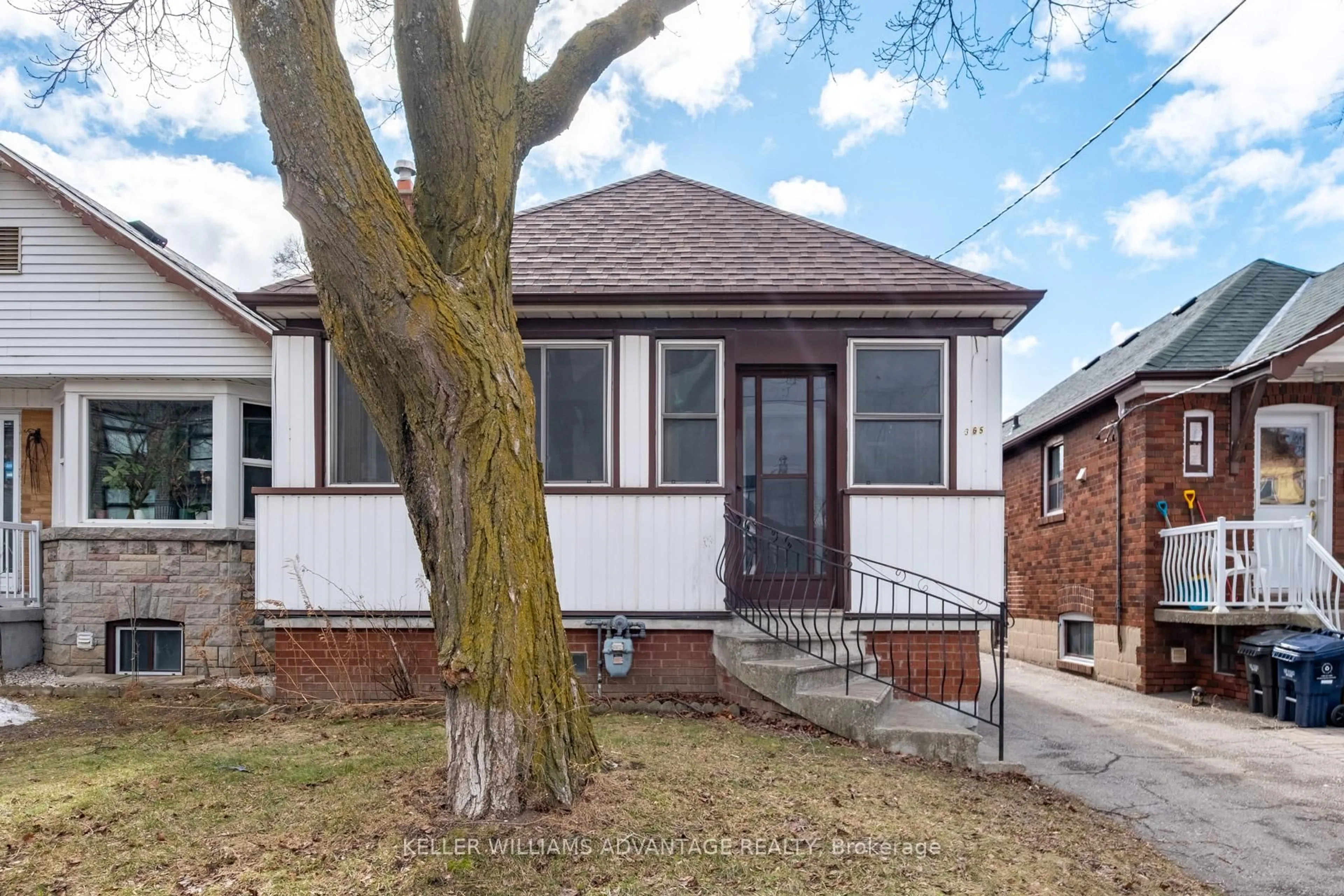 Home with brick exterior material, street for 365 WHITMORE Ave, Toronto Ontario M6E 2N5