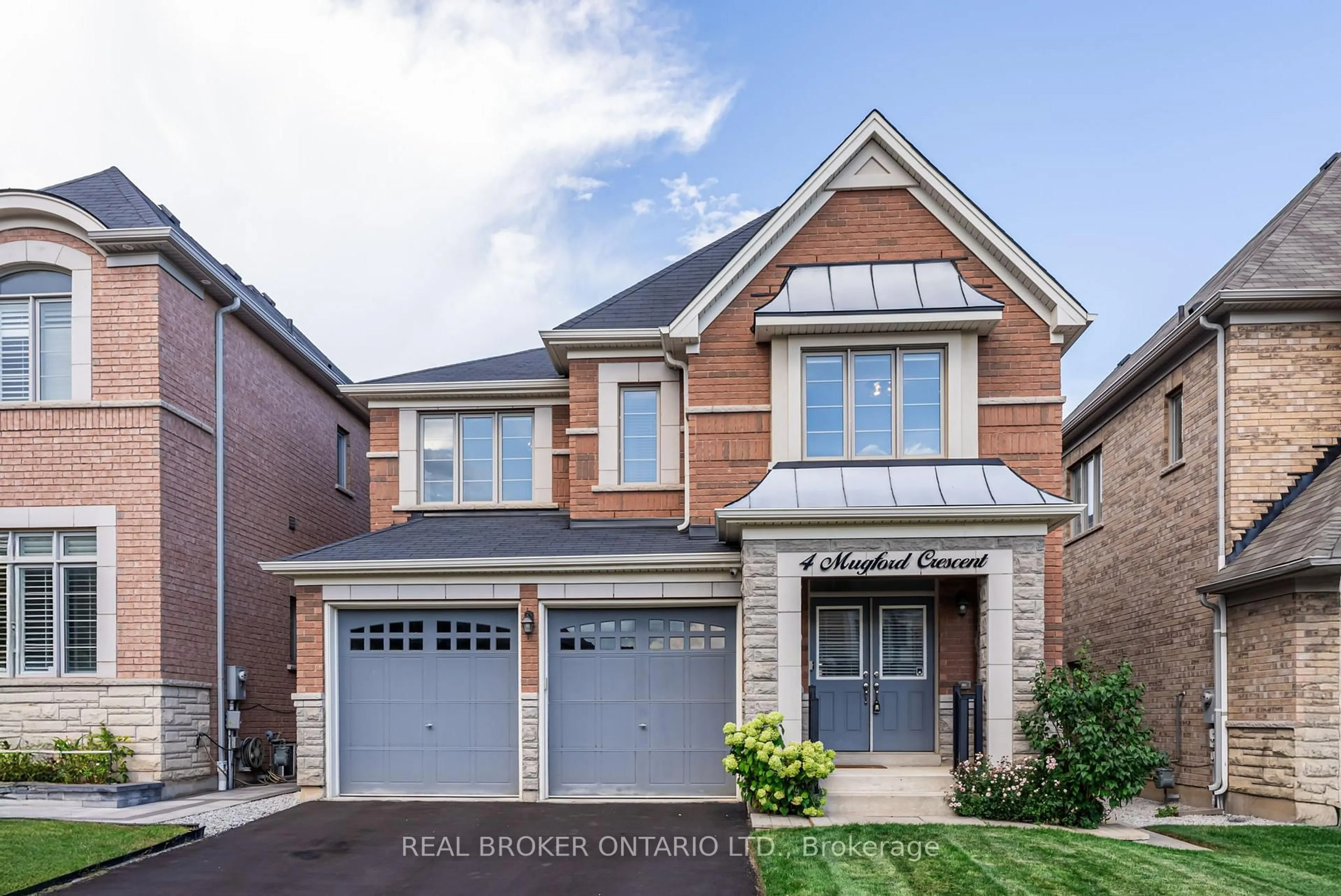 Home with brick exterior material, street for 4 Mugford Cres, Brampton Ontario L6Y 6A7