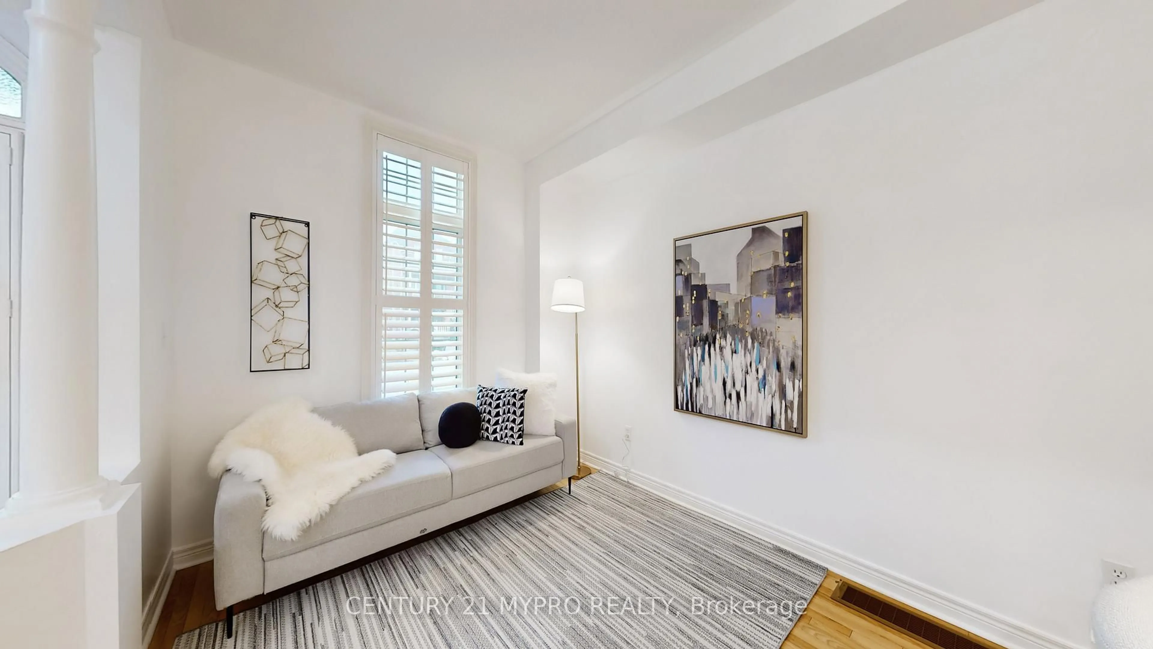 Living room with furniture, unknown for 59 Fred Young Dr, Toronto Ontario M3L 0A1