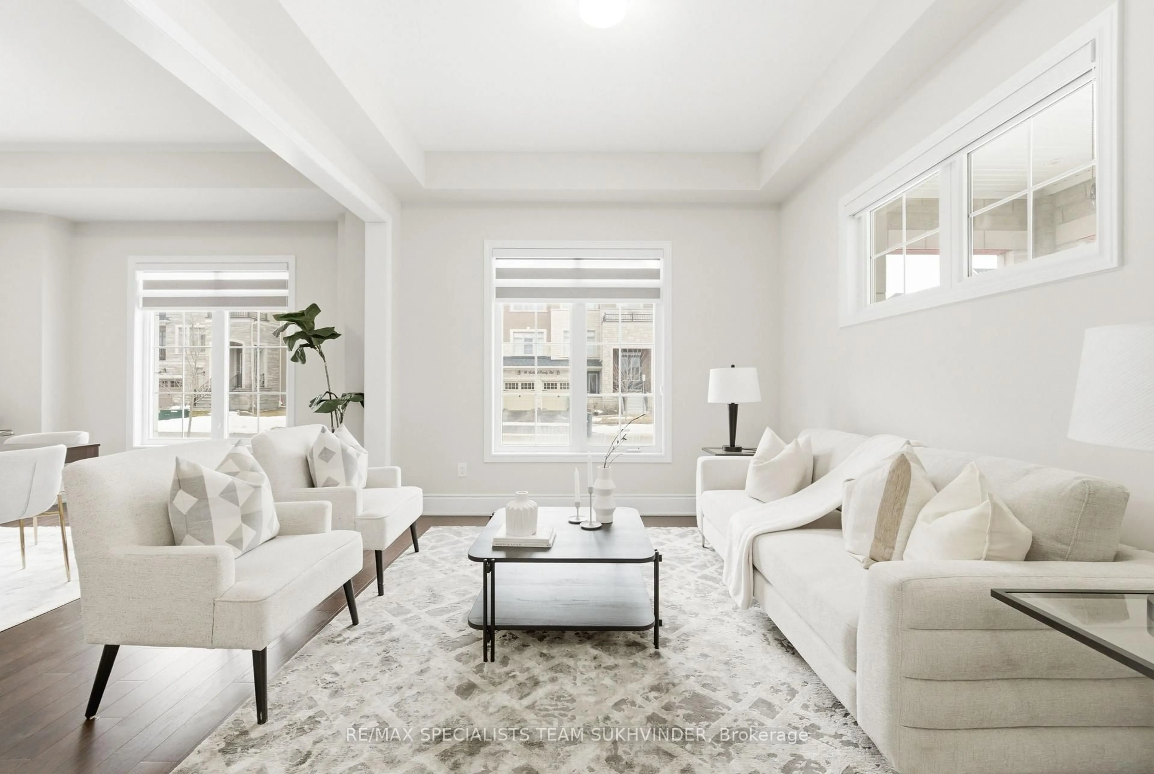 Living room with furniture, unknown for 73 Arthur Griffin Cres, Caledon Ontario L7C 4G1