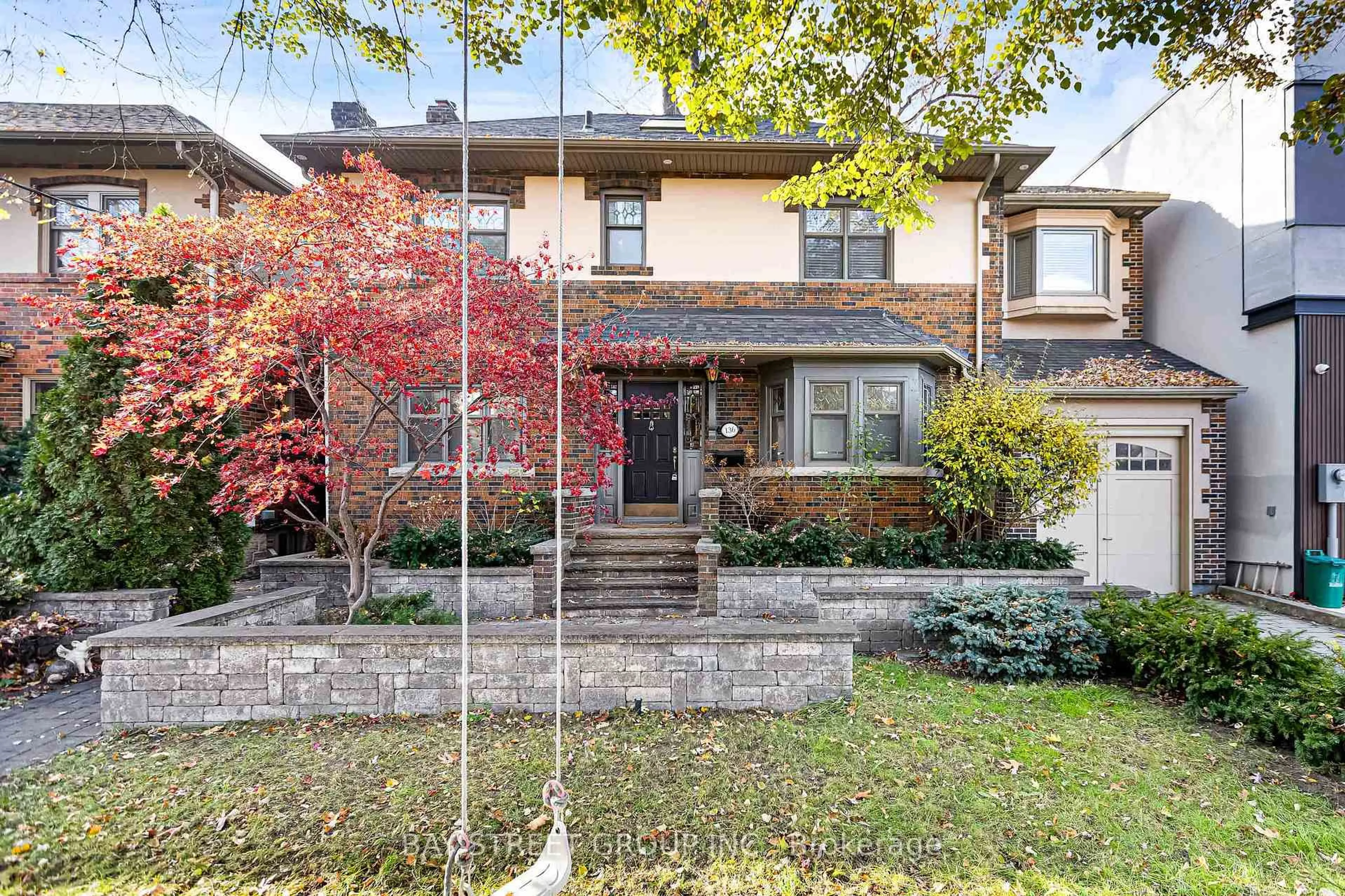 Home with brick exterior material, street for 136 Humbercrest Blvd, Toronto Ontario M6S 4L3