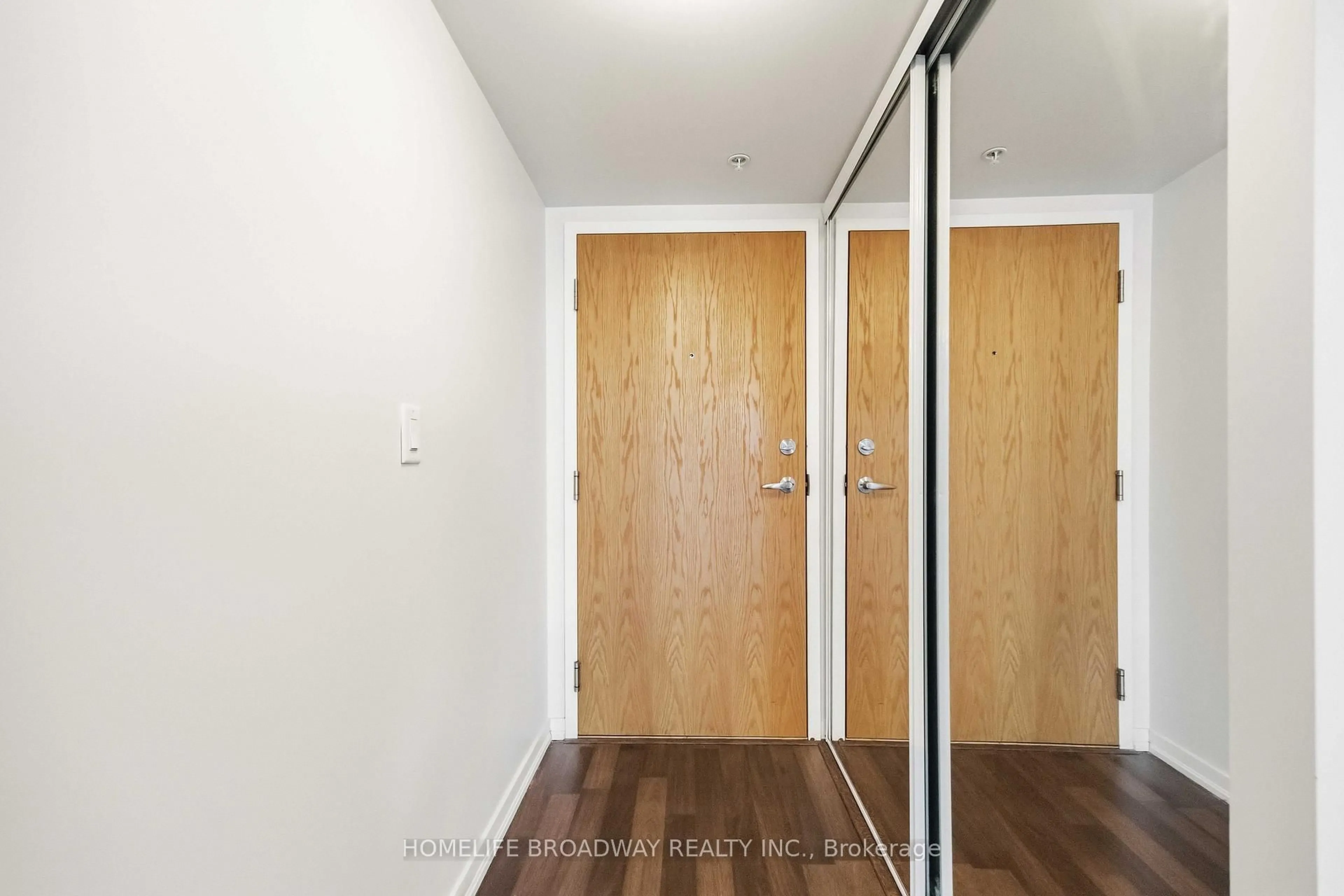Indoor entryway for 20 Joe Shuster Way #1304, Toronto Ontario M6K 0A3
