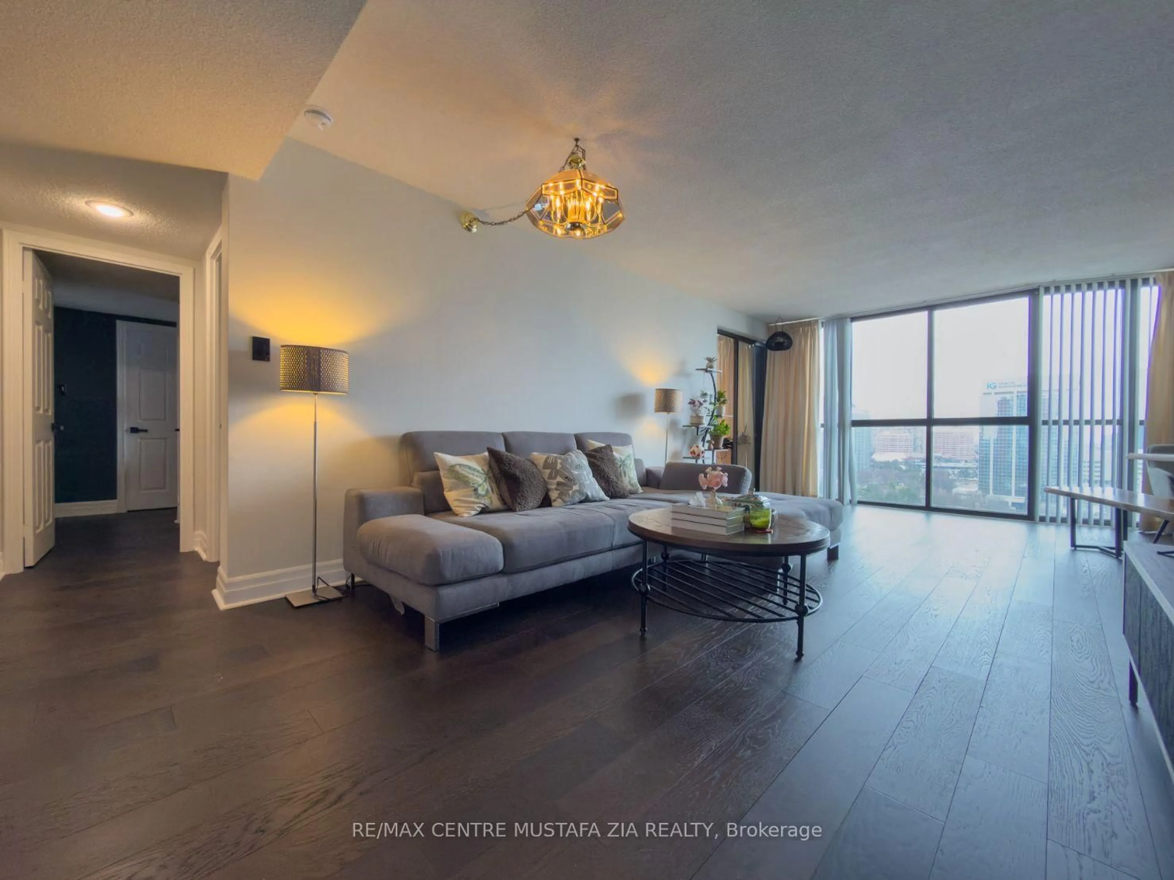 Living room with furniture, unknown for 4235 Sherwoodtowne Blvd #1405, Mississauga Ontario L4Z 1W3