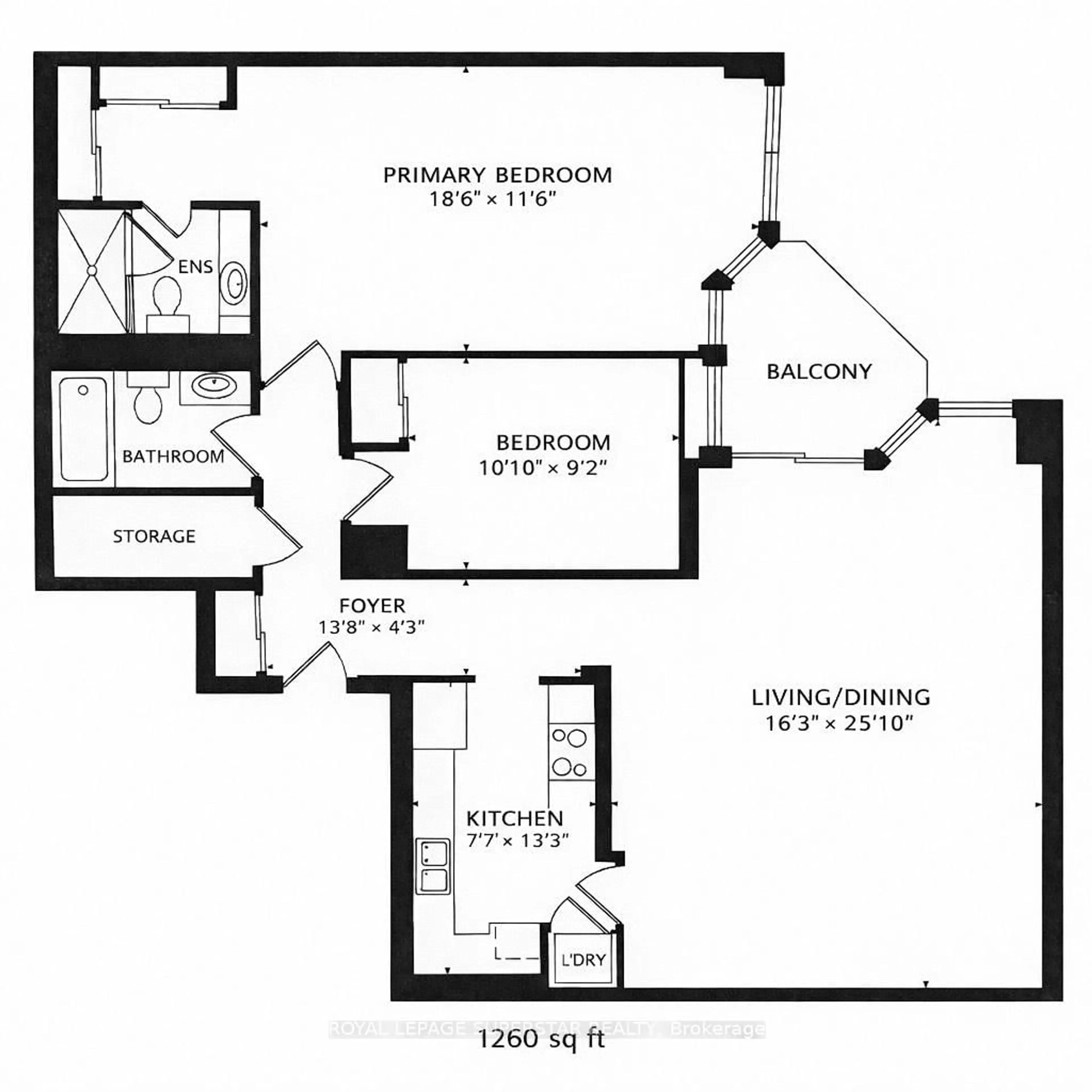 Floor plan for 2045 Lakeshore Blvd #2011, Toronto Ontario M8V 2Z6
