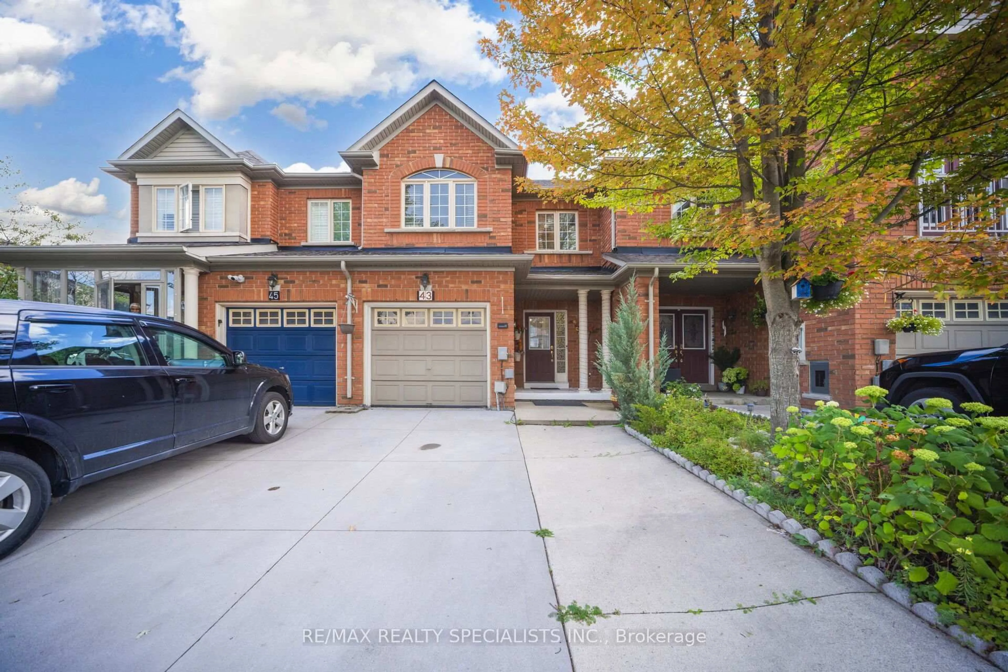 Home with brick exterior material, street for 43 Rockgarden Tr, Brampton Ontario L6R 3M9