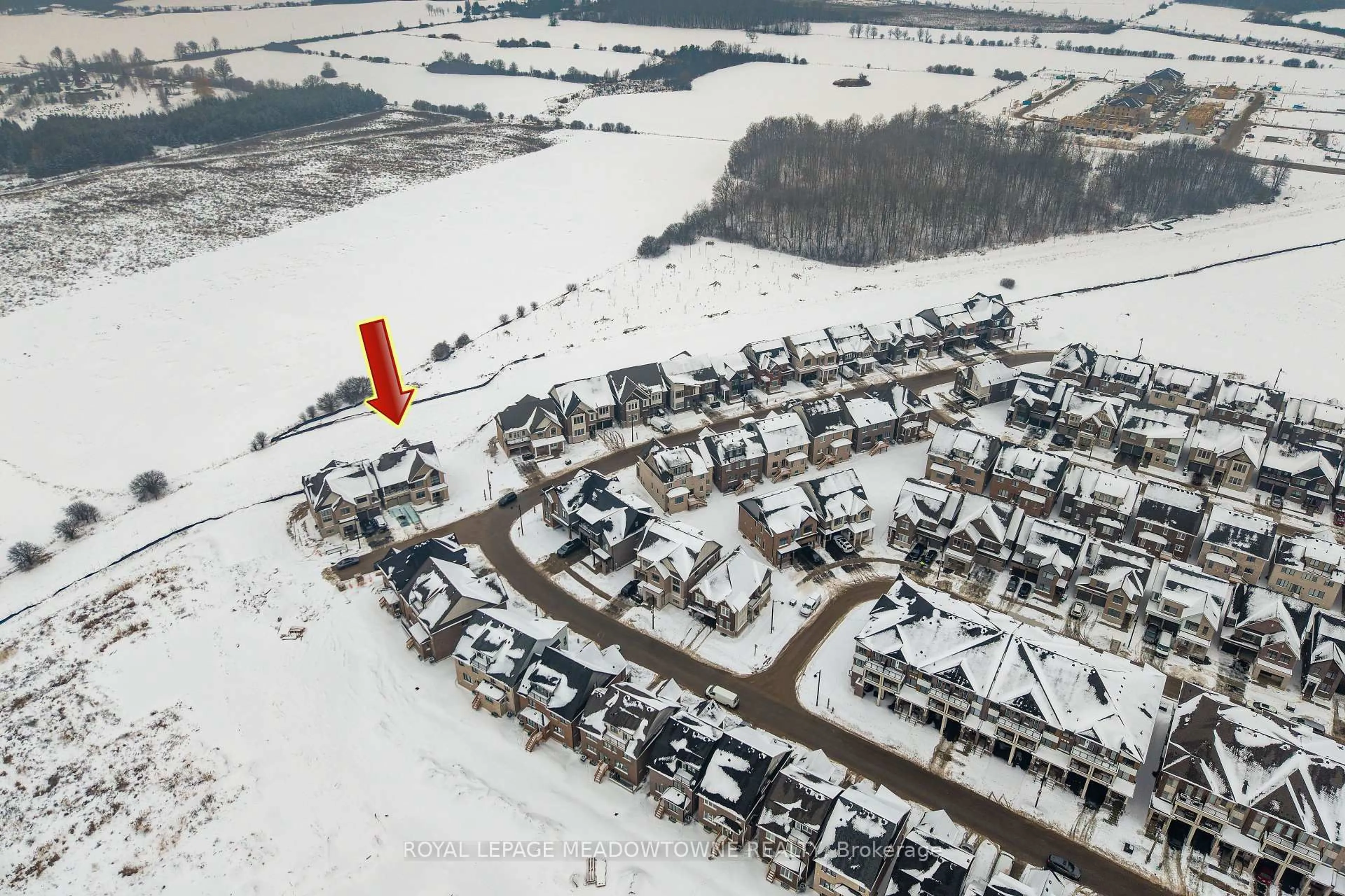 A pic from outside/outdoor area/front of a property/back of a property/a pic from drone, street for 68 Spiritwood Way, Brampton Ontario L7A 5L9