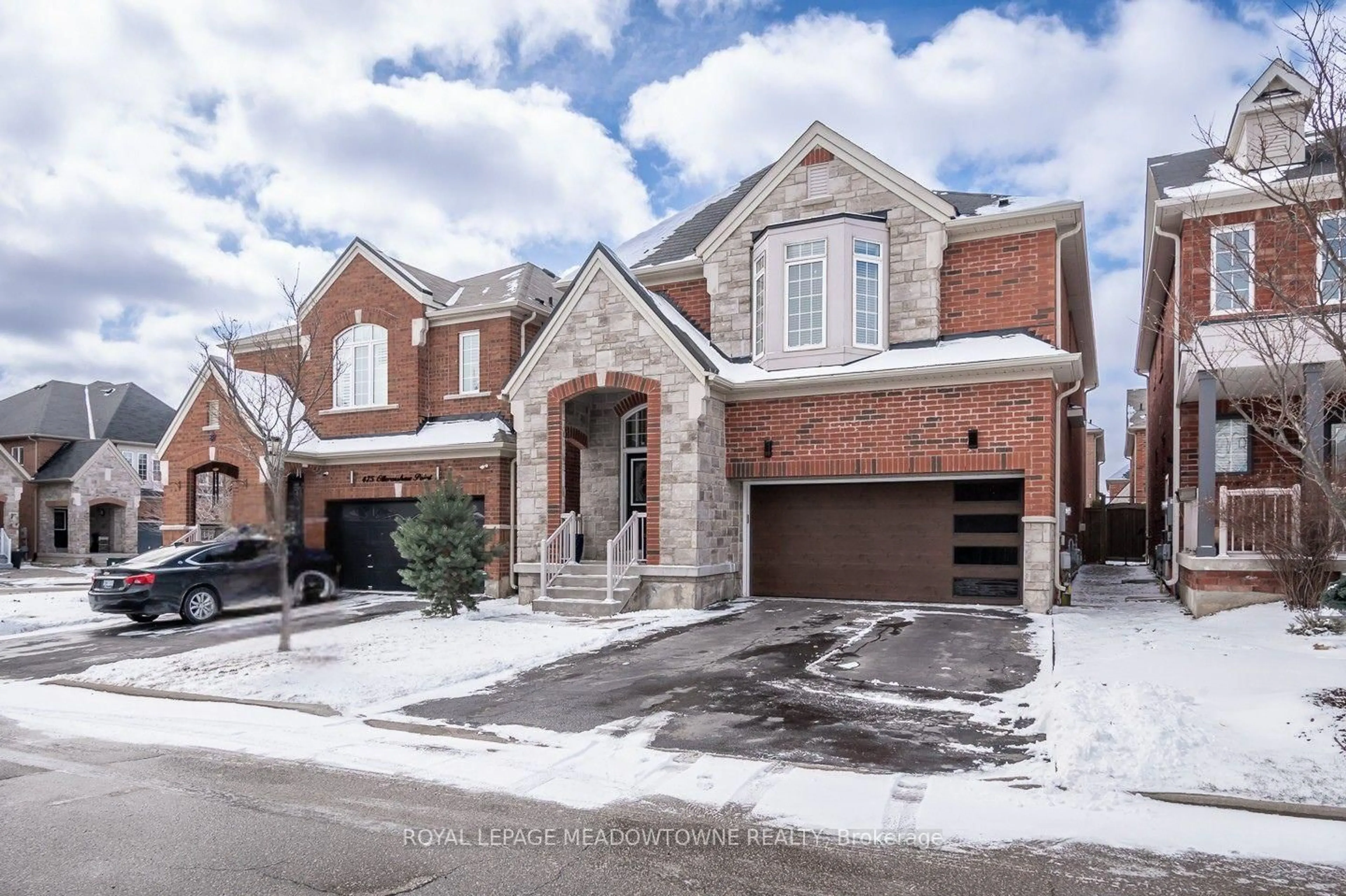 Home with brick exterior material, street for 471 Ollerenshaw Pt, Milton Ontario L9T 8P7
