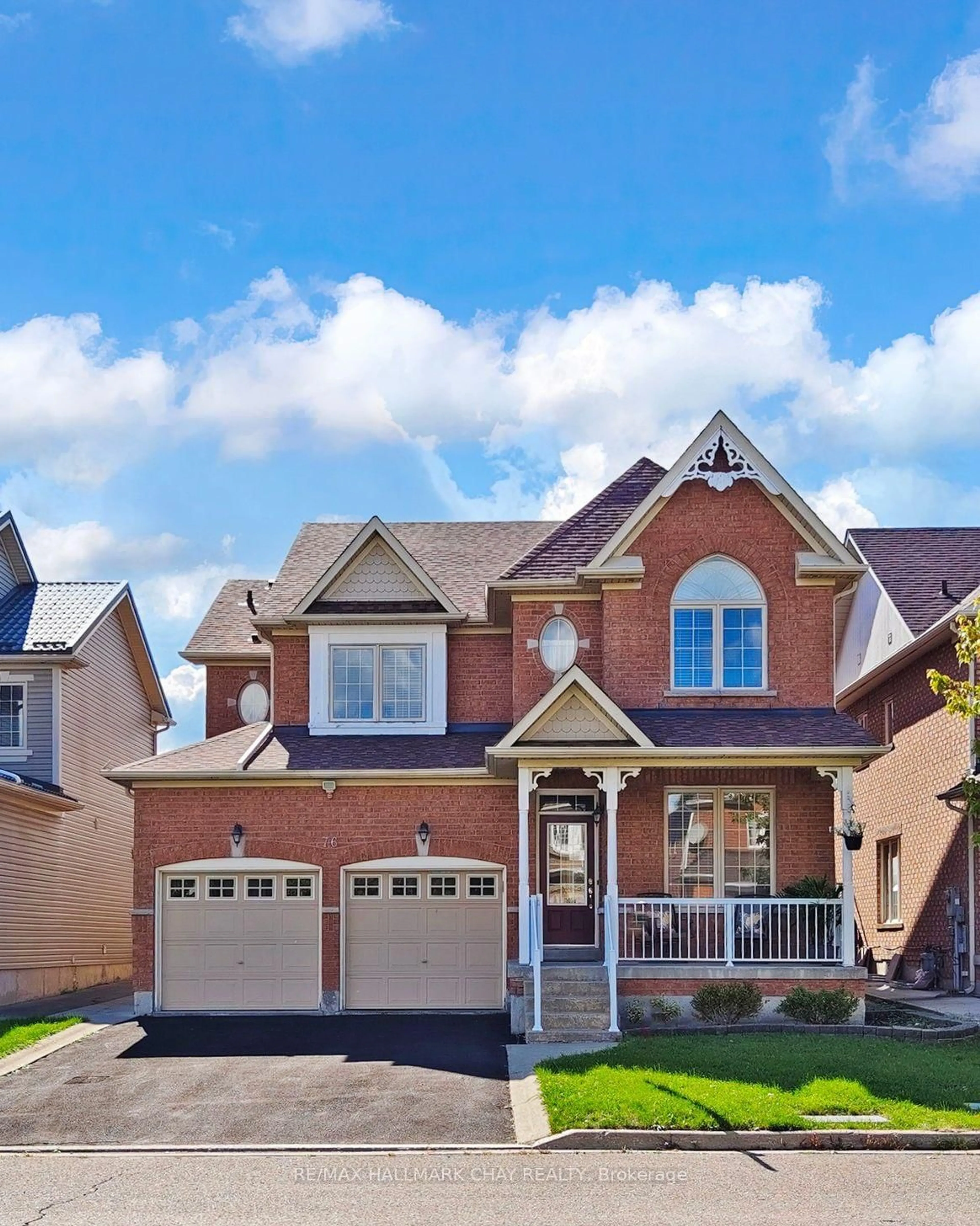 Home with brick exterior material, street for 76 Cobblestone Crt, Brampton Ontario L6R 2S4