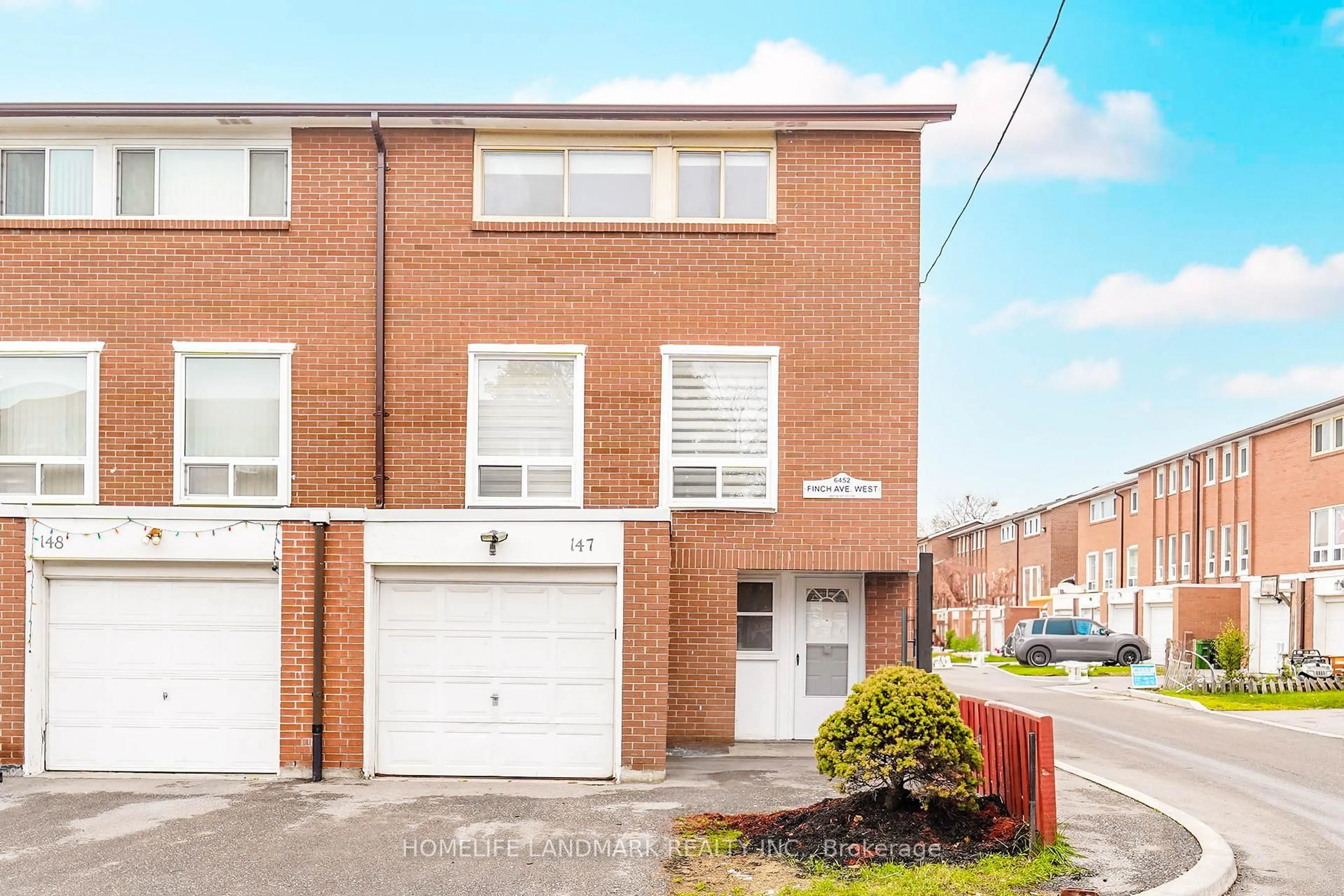Home with brick exterior material, street for 6452 Finch Ave #147, Toronto Ontario M9V 1T4