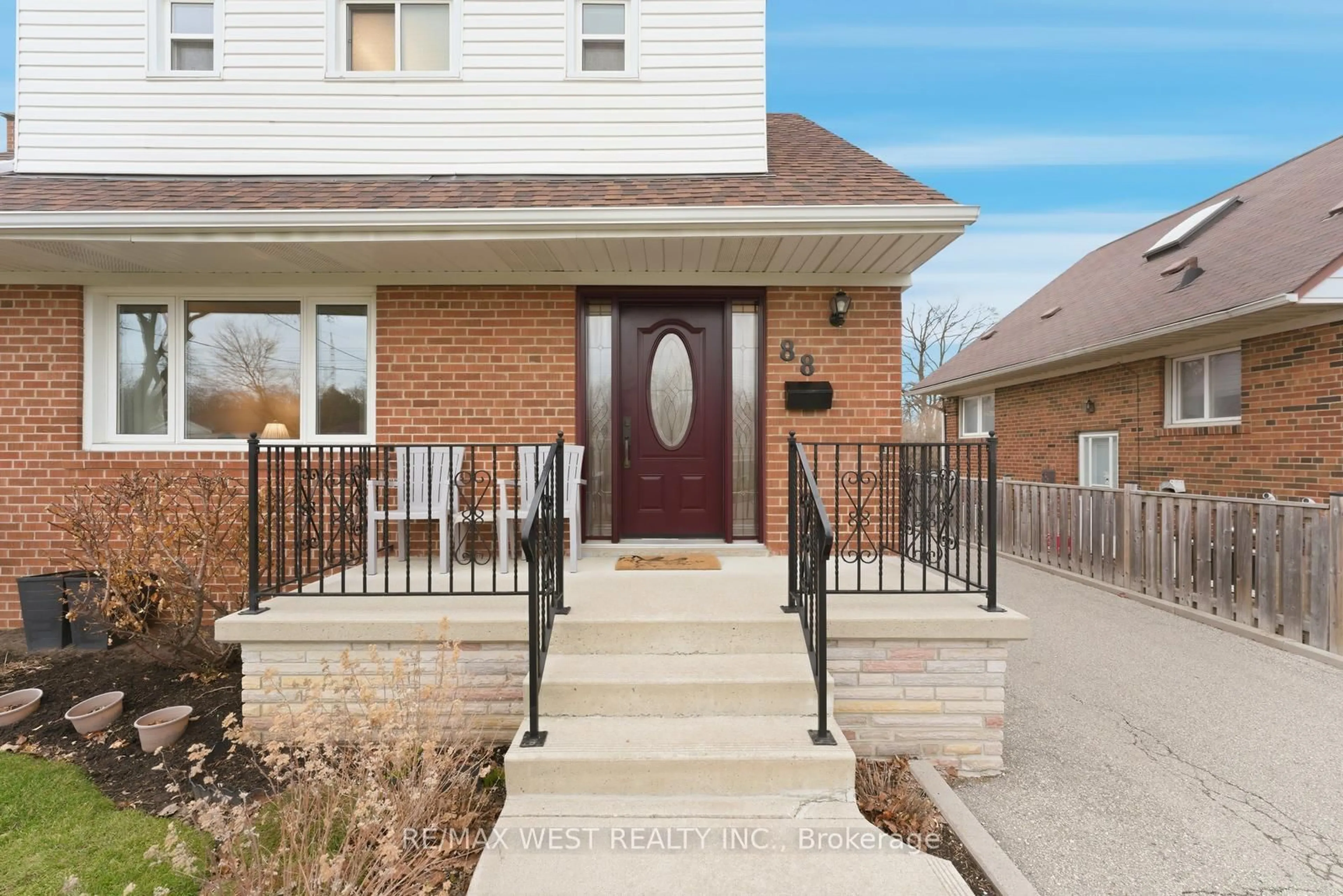Home with brick exterior material, street for 88 Redwater Dr, Toronto Ontario M9W 1Z9