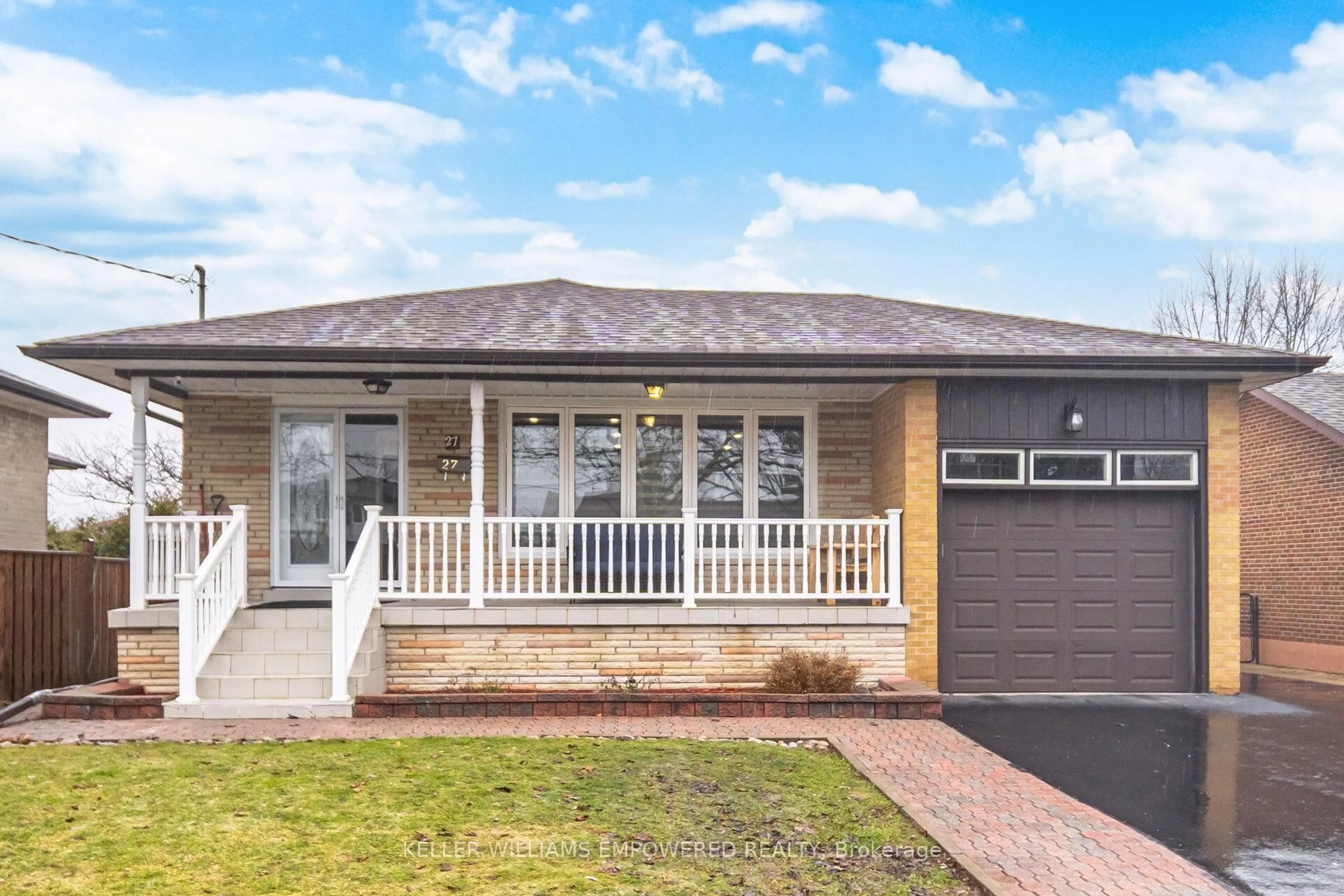 Home with vinyl exterior material, street for 27 Ollerton Rd, Toronto Ontario M3J 1X9