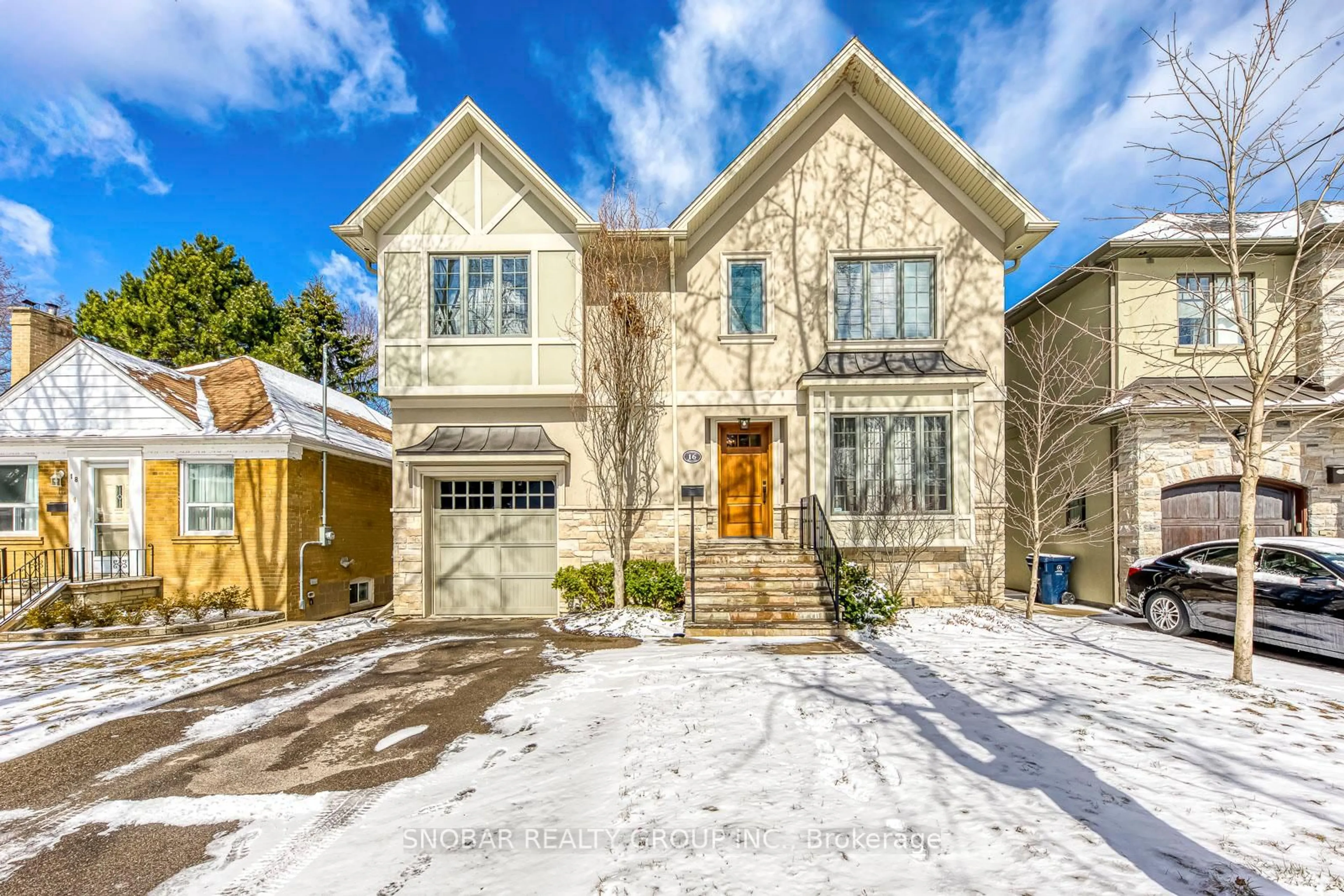 Home with brick exterior material, street for 16 Glenellen Dr, Toronto Ontario M8Y 2H3