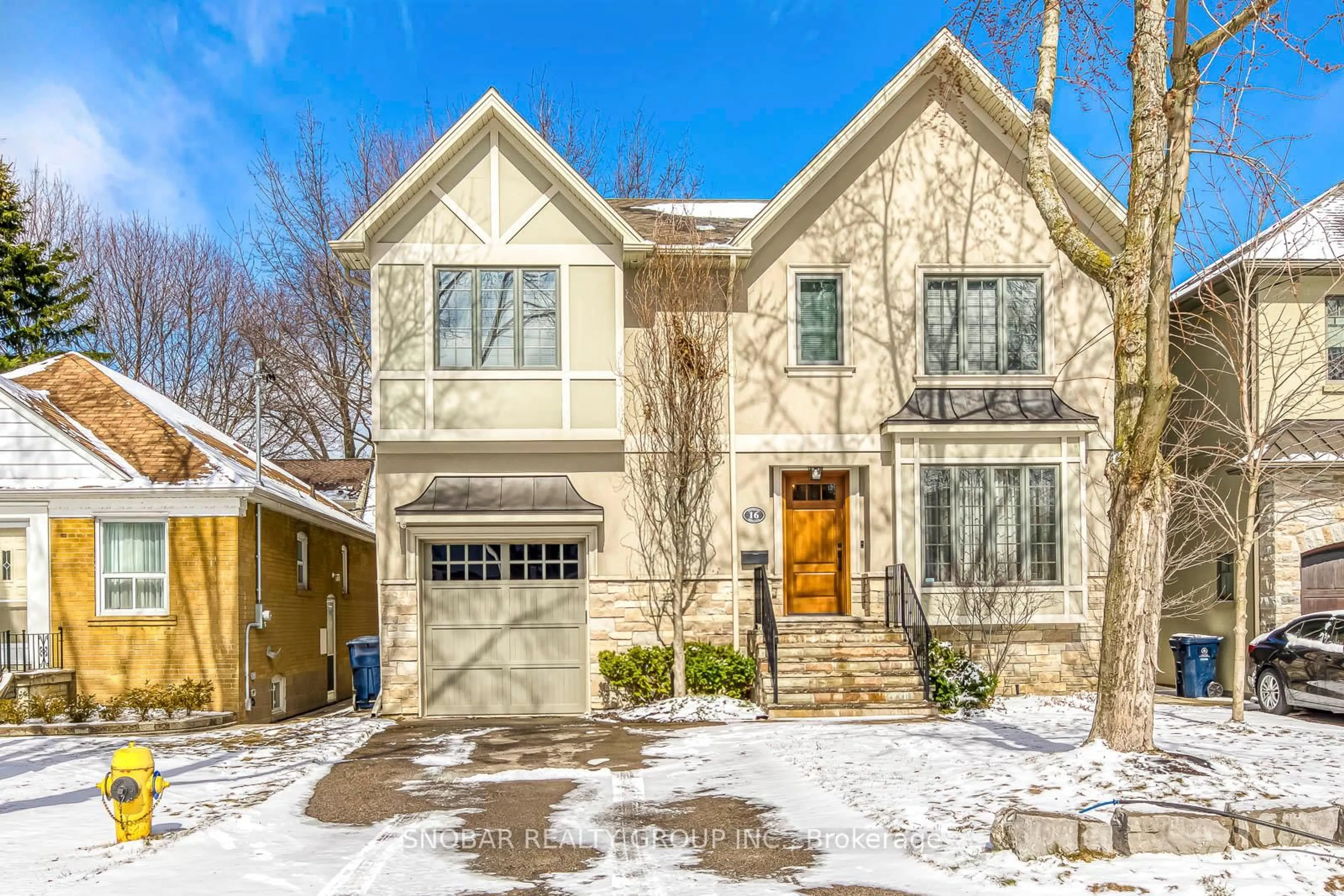 Home with brick exterior material, street for 16 Glenellen Dr, Toronto Ontario M8Y 2H3