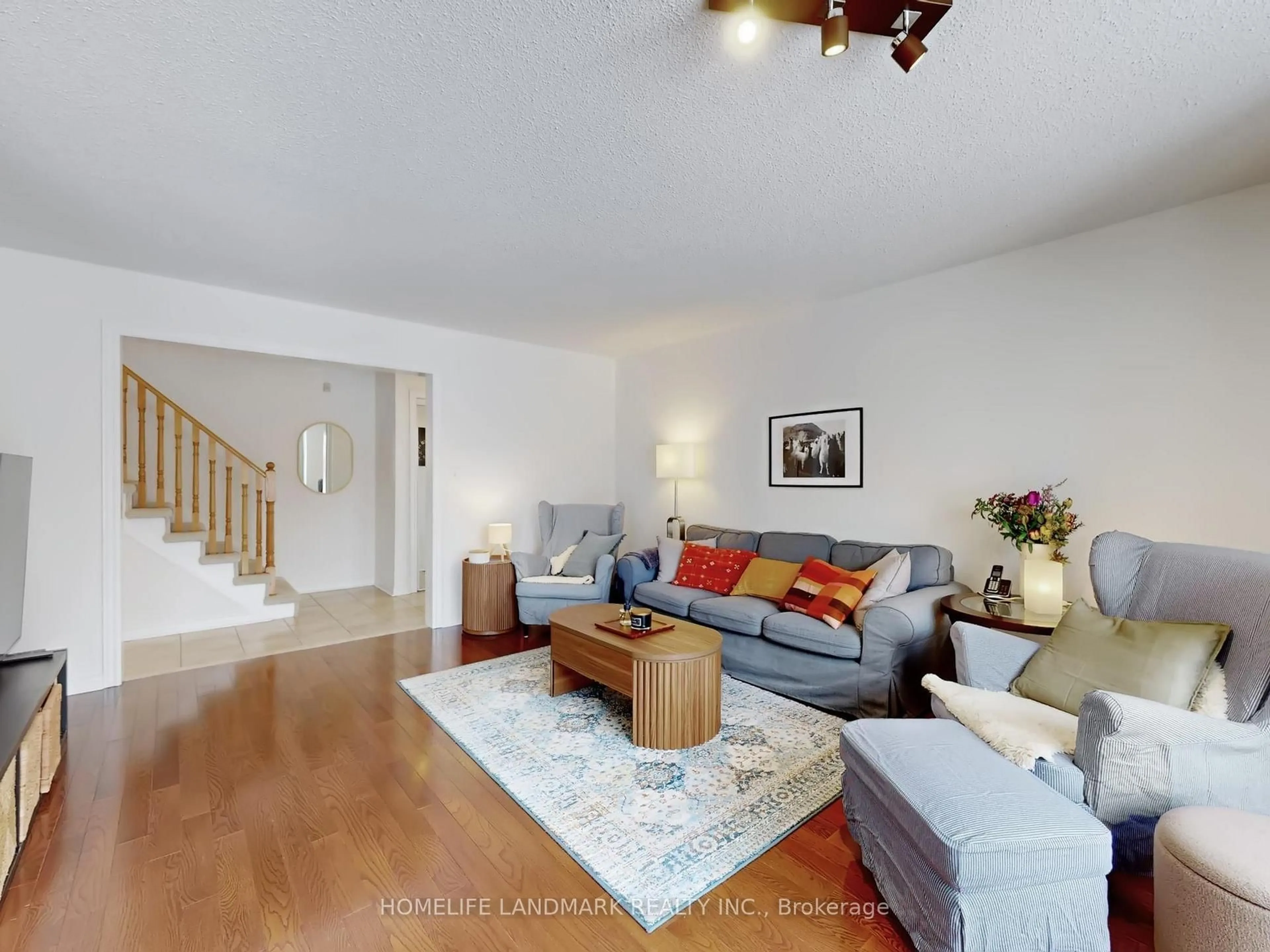 Living room with furniture, unknown for 156 Pressed Brick Dr, Brampton Ontario L6V 4K6