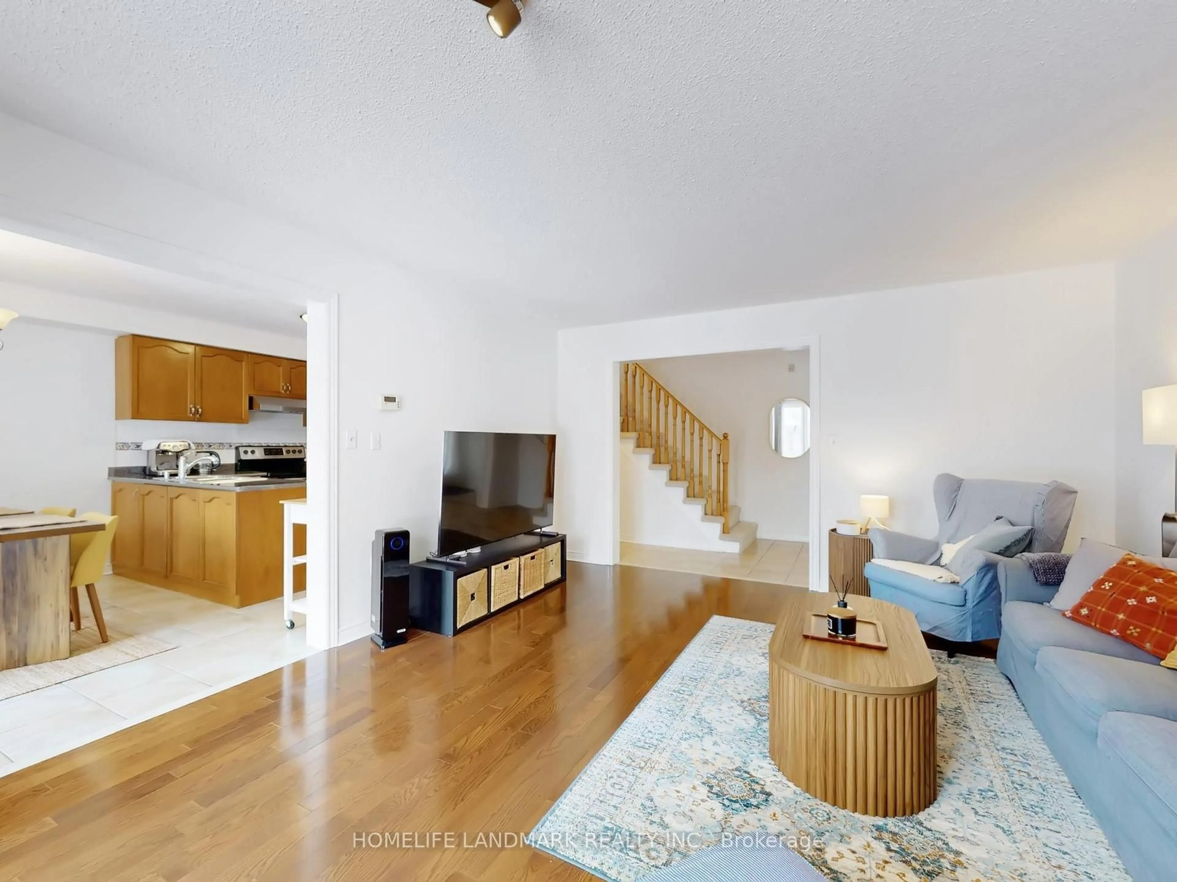 Living room with furniture, unknown for 156 Pressed Brick Dr, Brampton Ontario L6V 4K6