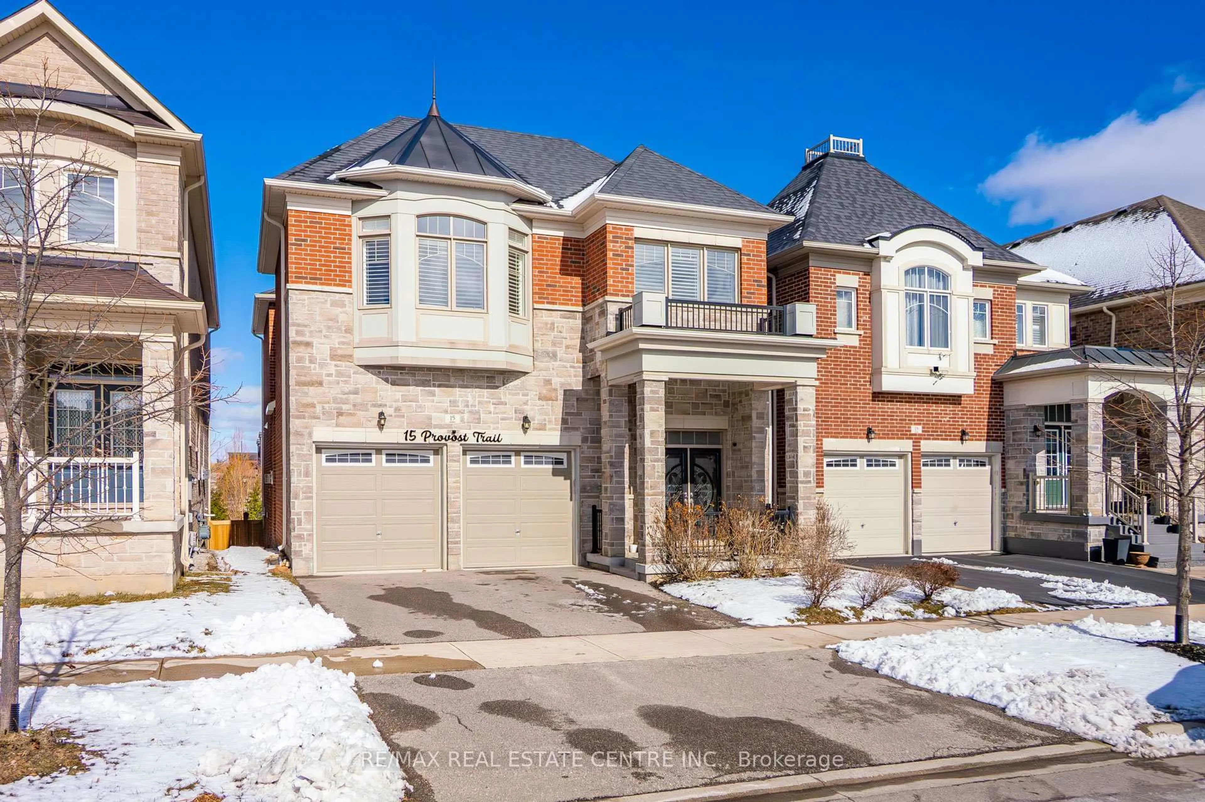 Home with brick exterior material, street for 15 Provost Tr, Brampton Ontario L6Y 6E7