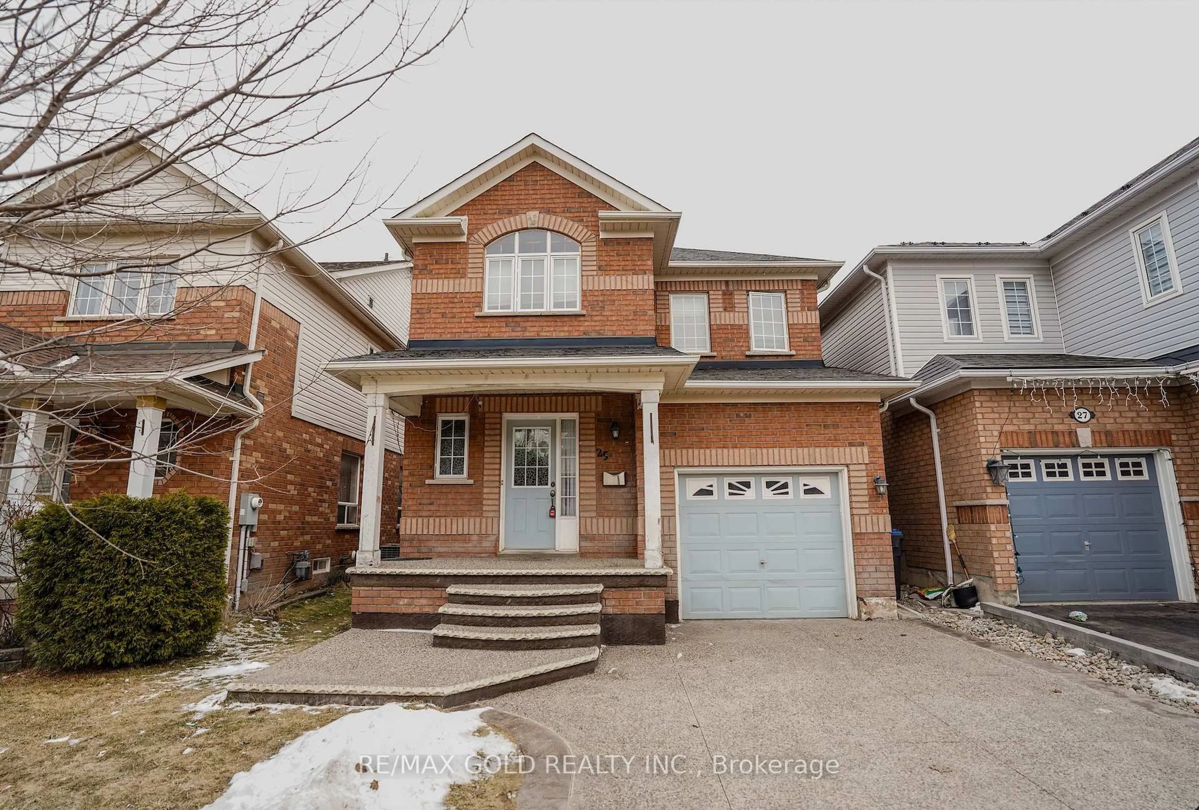 Home with brick exterior material, street for 25 Spencer Dr, Brampton Ontario L7A 2A2