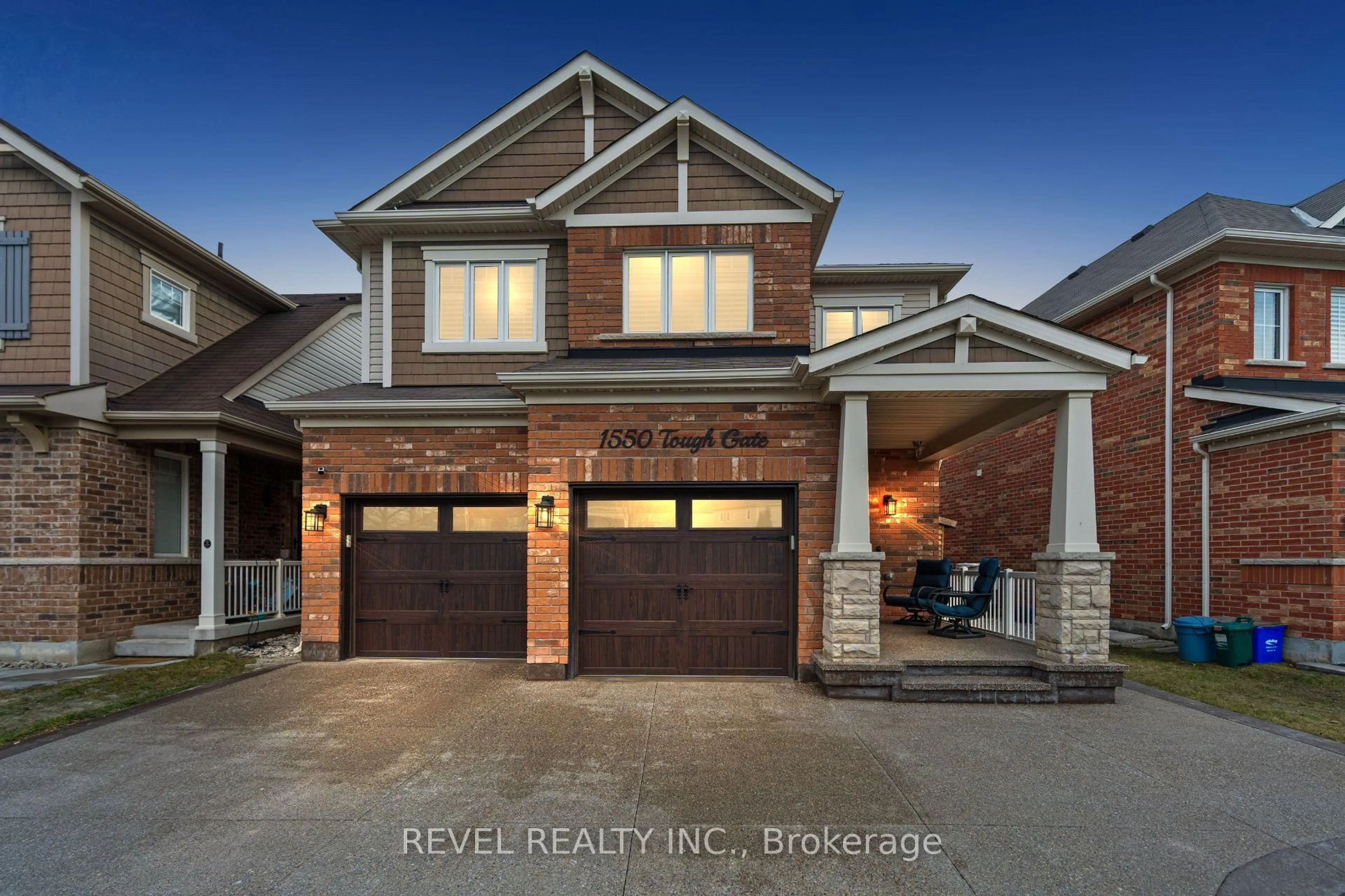 Home with brick exterior material, street for 1550 Tough Gate, Milton Ontario L9T 8Y7