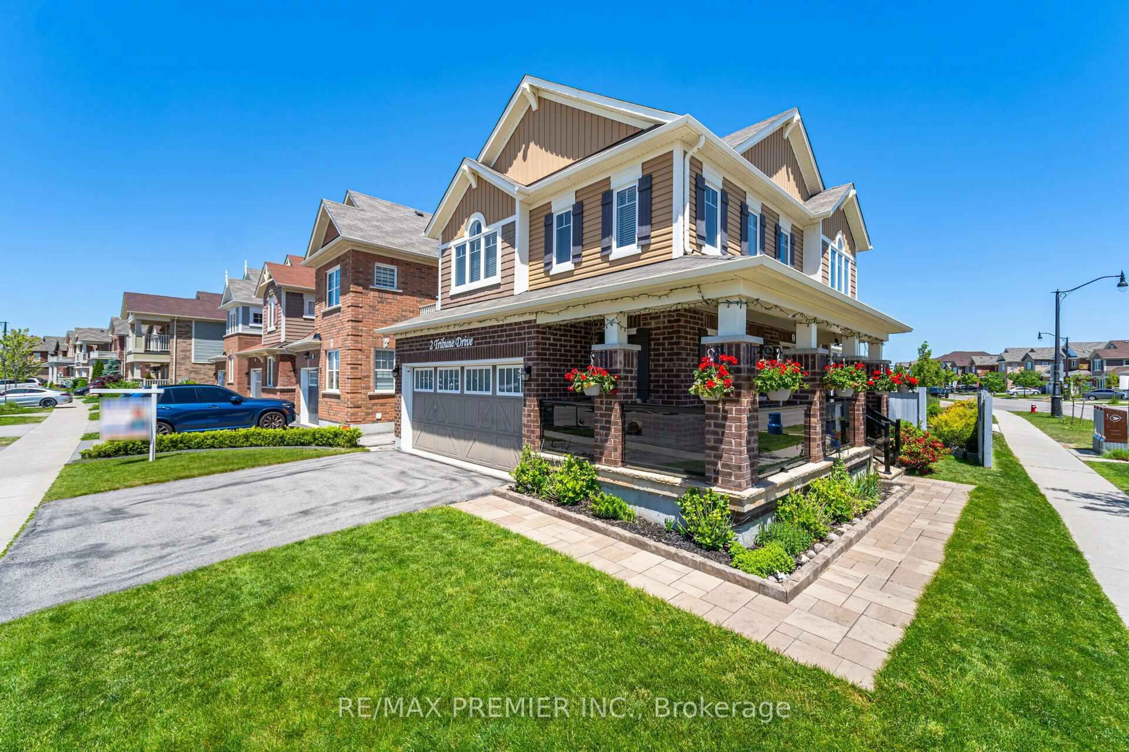 Home with brick exterior material, street for 2 Tribune Dr, Brampton Ontario L7A 0X5