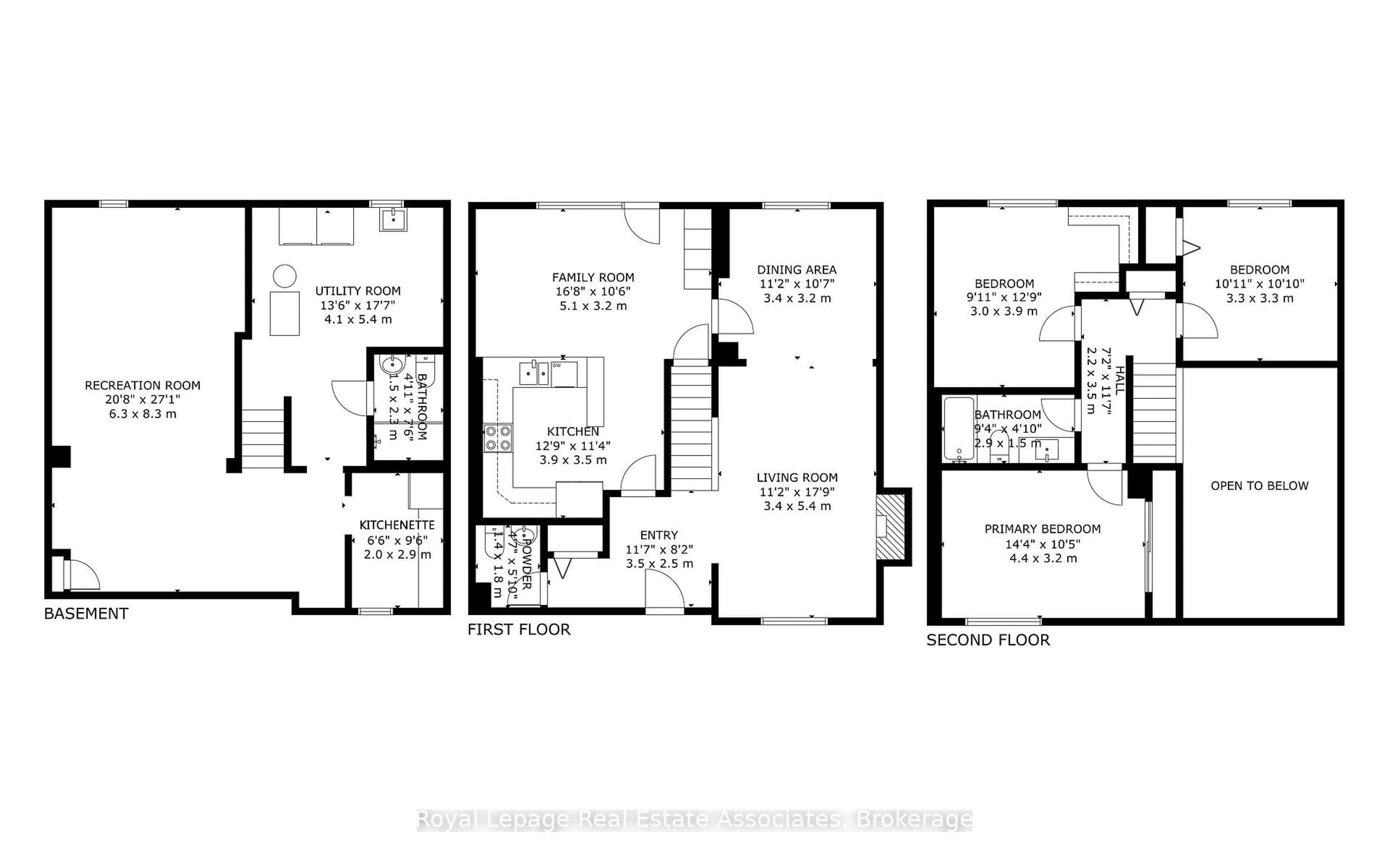 Floor plan for 3374 Tallmast Cres, Mississauga Ontario L5L 1H5