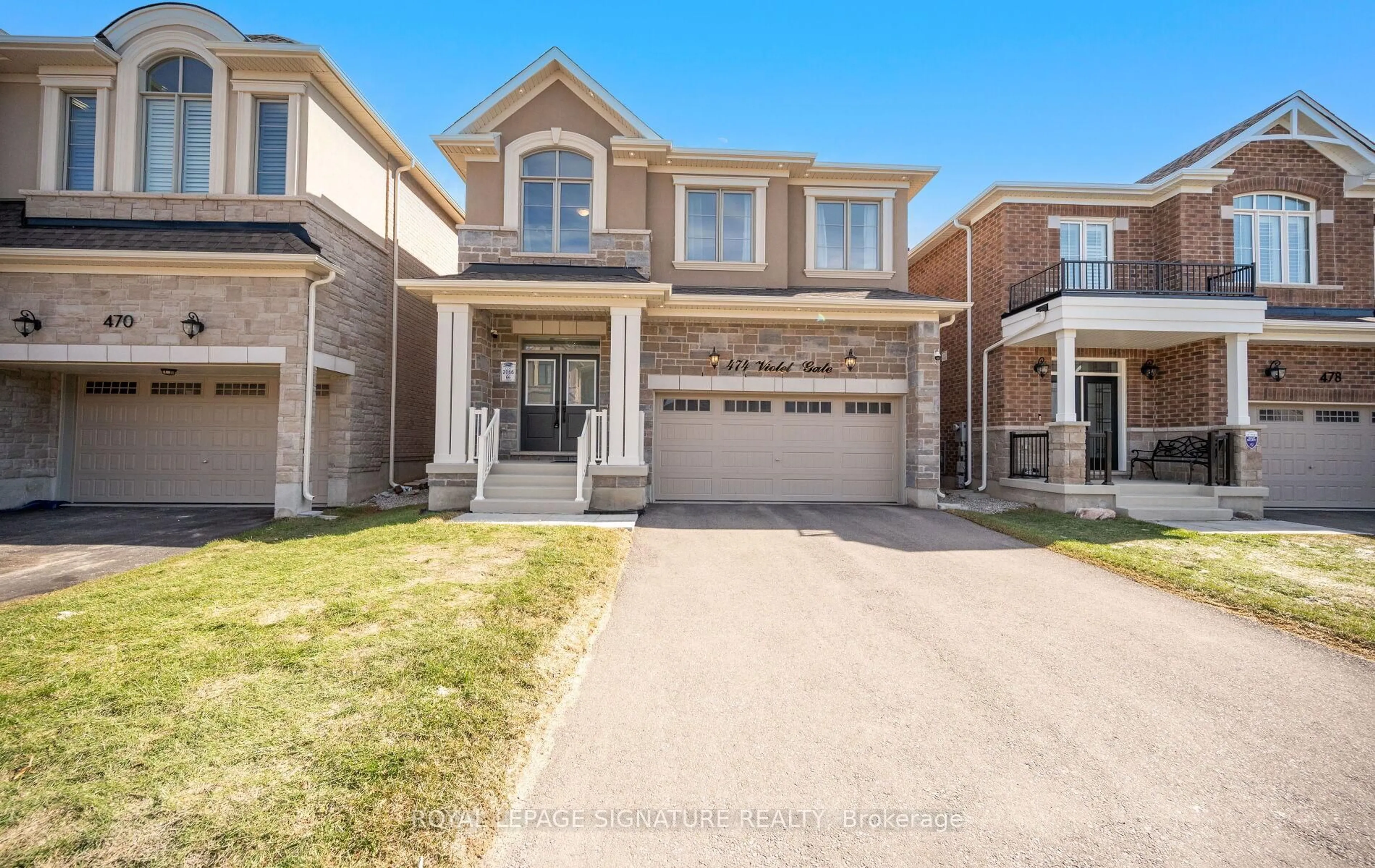 Home with brick exterior material, street for 474 Violet Gate, Milton Ontario L9E 1X6