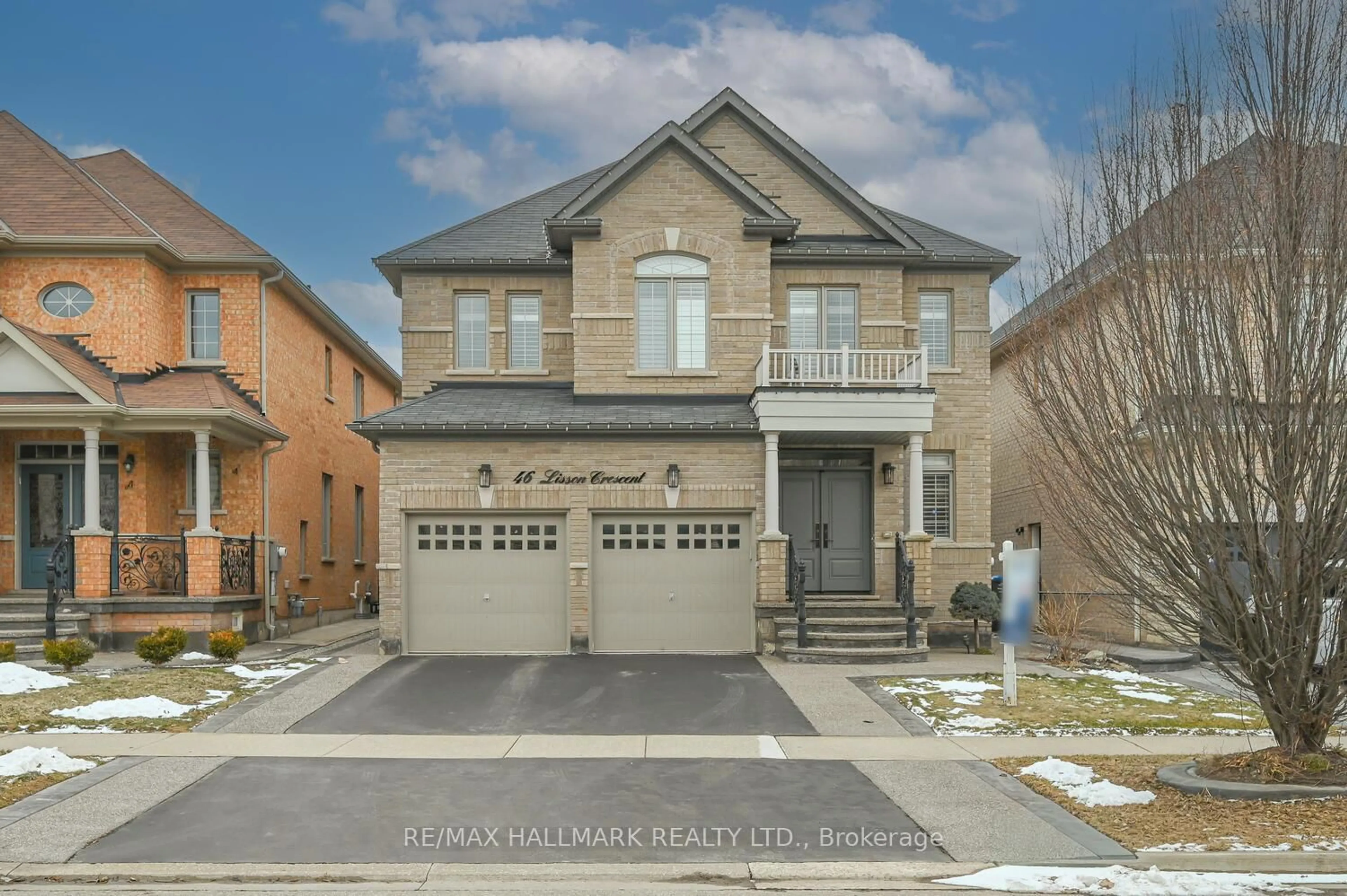Home with brick exterior material, street for 46 Lisson Cres, Brampton Ontario L6X 0Y9