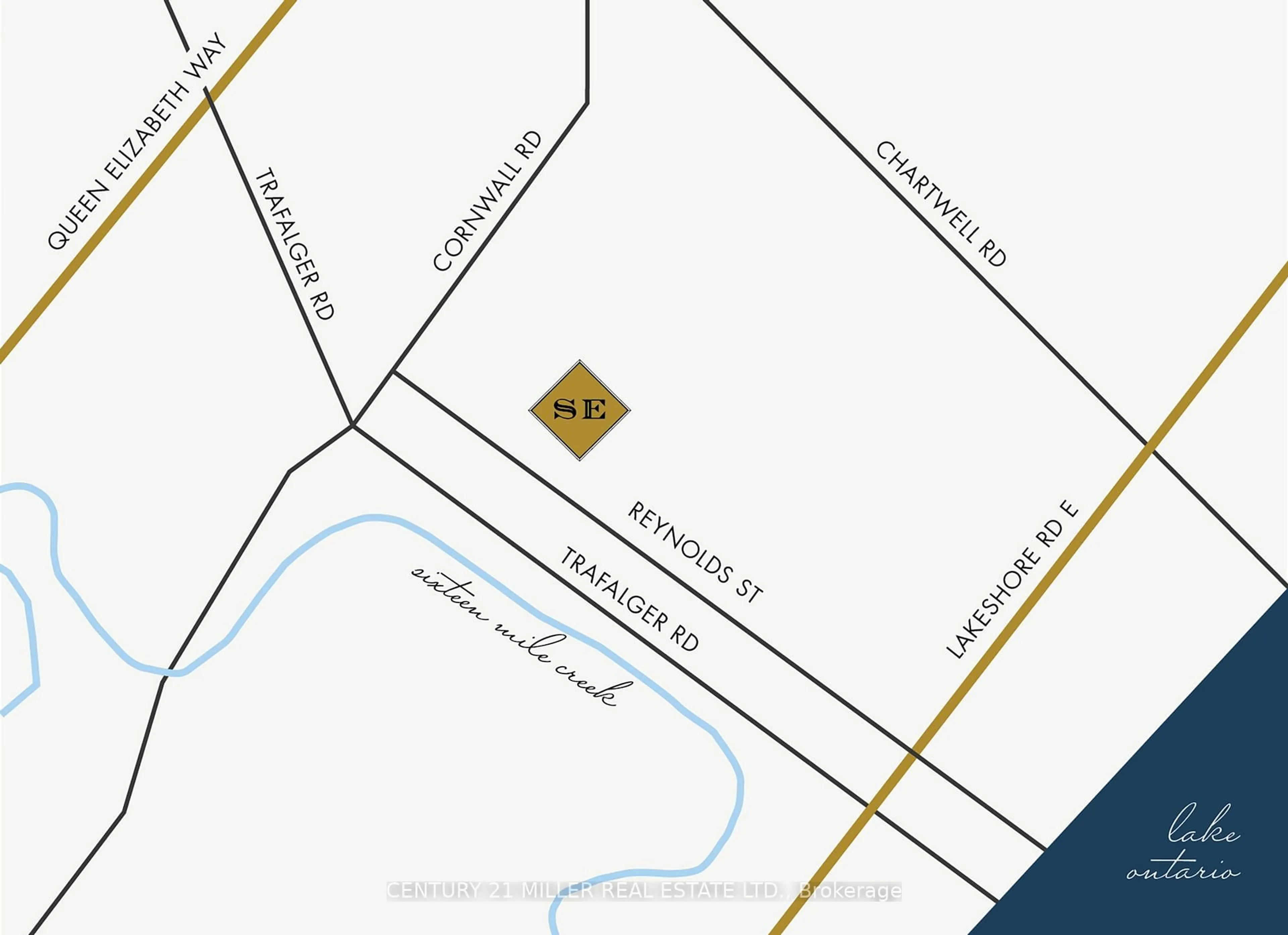 Picture of a map for 338 MACDONALD Rd, Oakville Ontario L6J 2B7