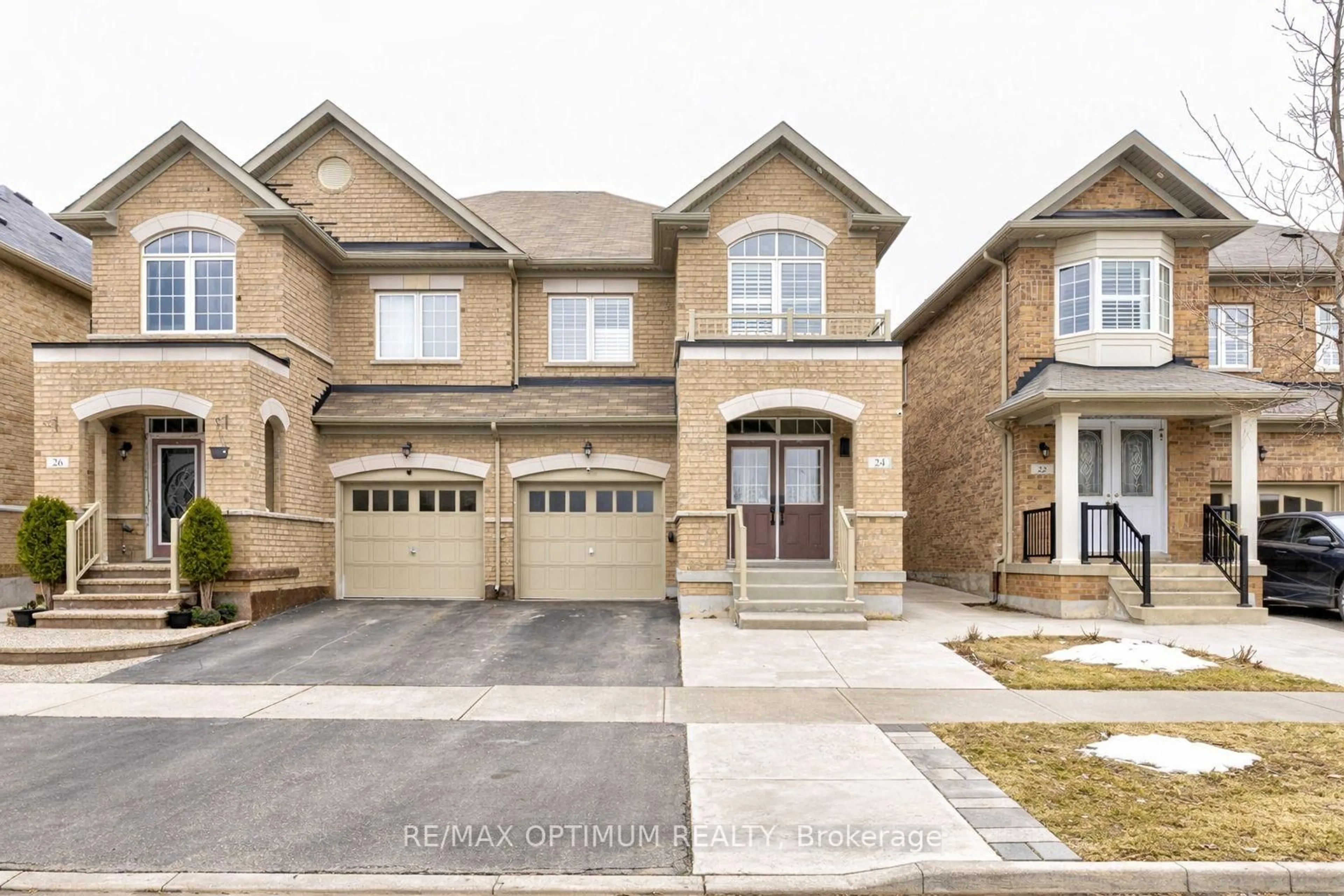 Home with brick exterior material, street for 24 Walbrook Rd, Brampton Ontario L6X 4N4