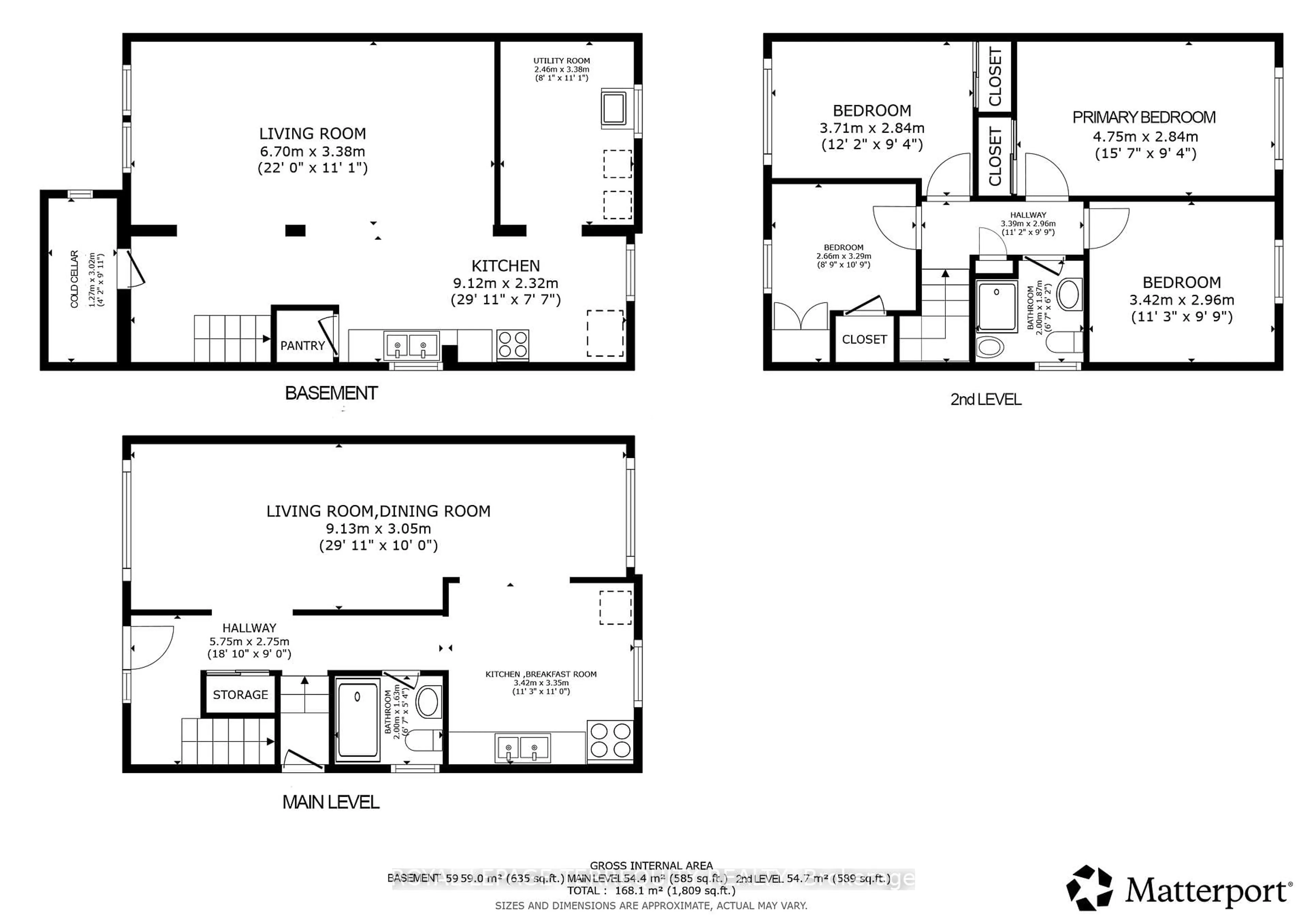 Floor plan for 8 Sonnet Crt, Toronto Ontario M6L 1J7