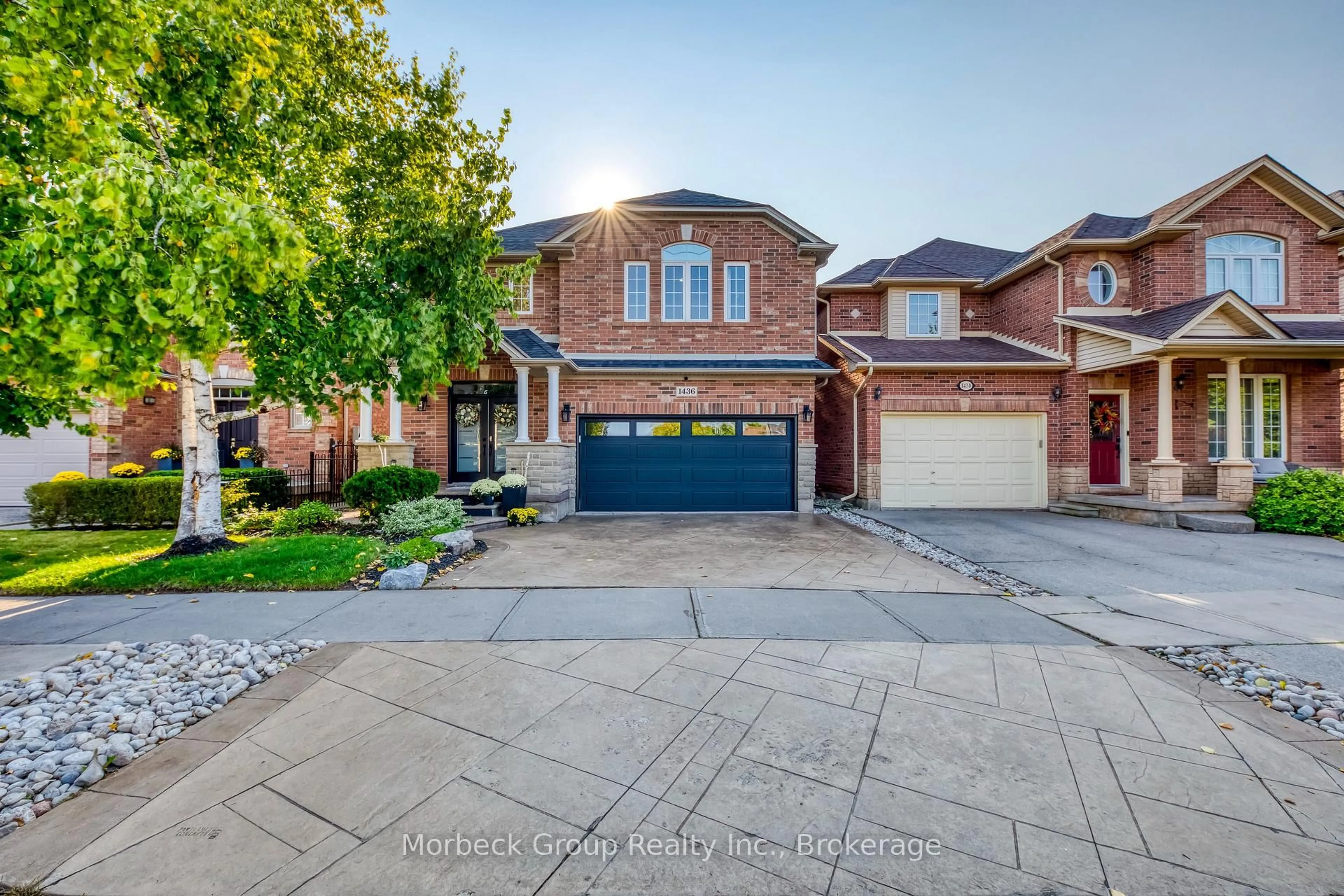 Home with brick exterior material, street for 1436 Gulledge Tr, Oakville Ontario L6M 3Z8