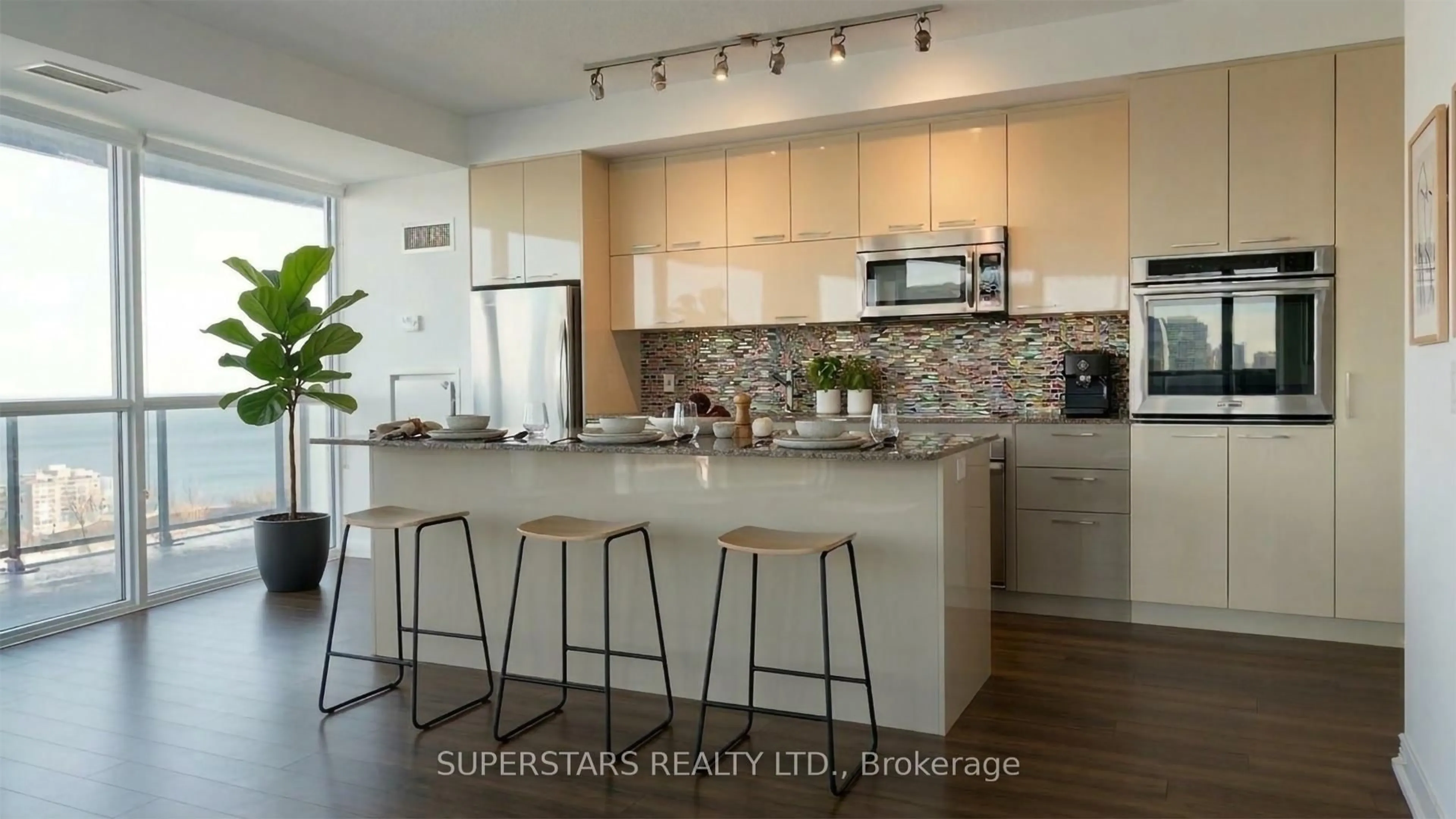 Open concept kitchen, unknown for 80 Marine Parade Dr #2302, Toronto Ontario M8V 4B4