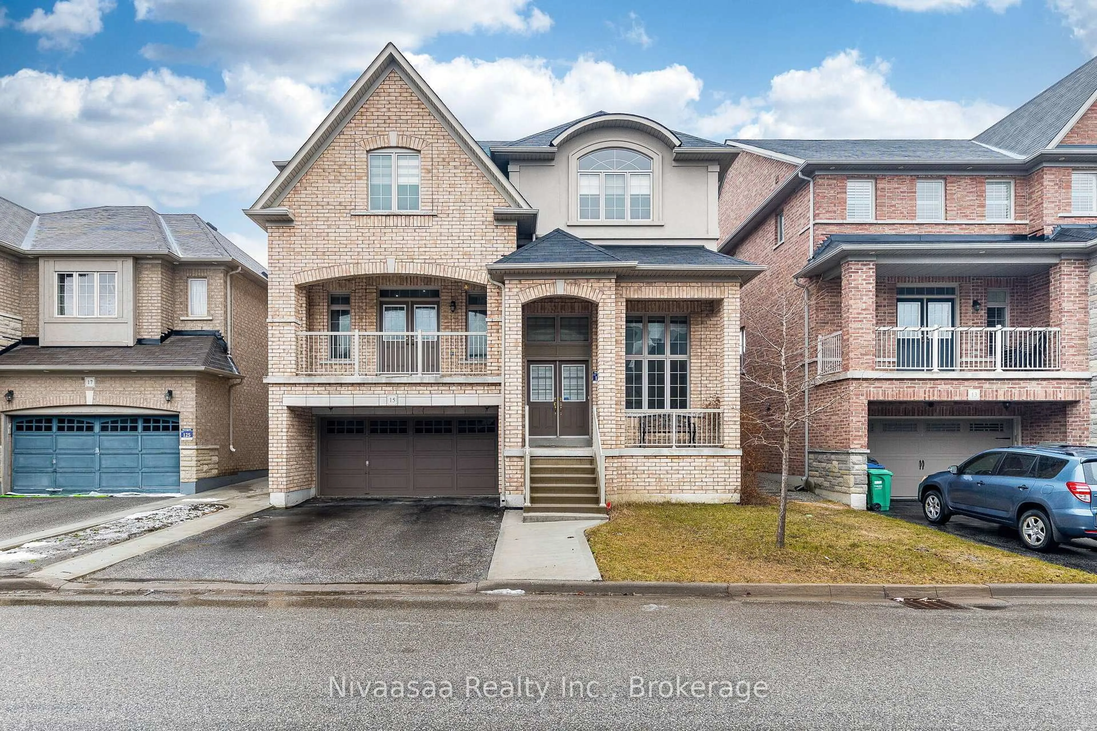 Home with brick exterior material, street for 15 Picasso Dr, Brampton Ontario L6P 3L6