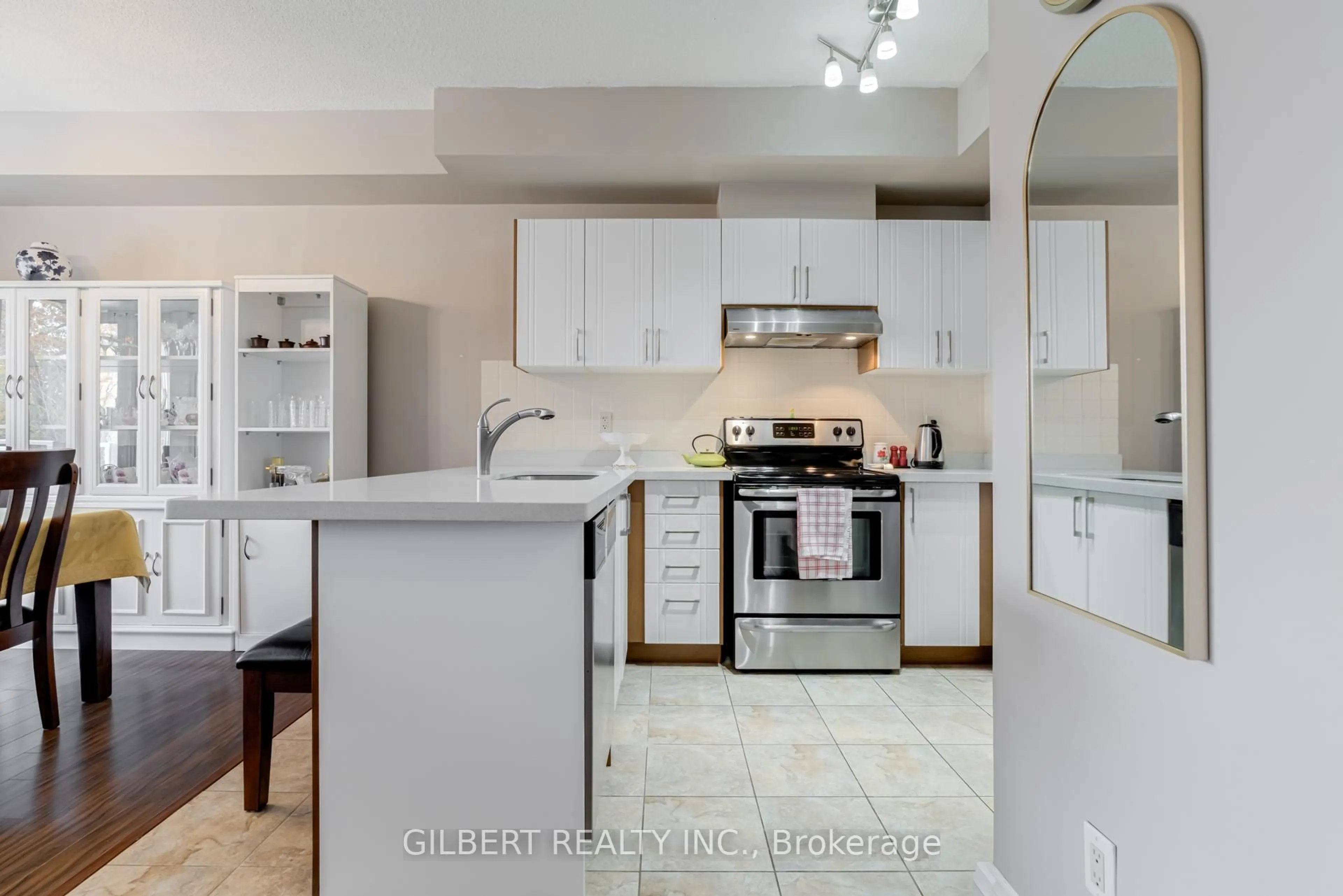 Open concept kitchen, unknown for 483 Faith Dr #304, Mississauga Ontario L5R 0A1