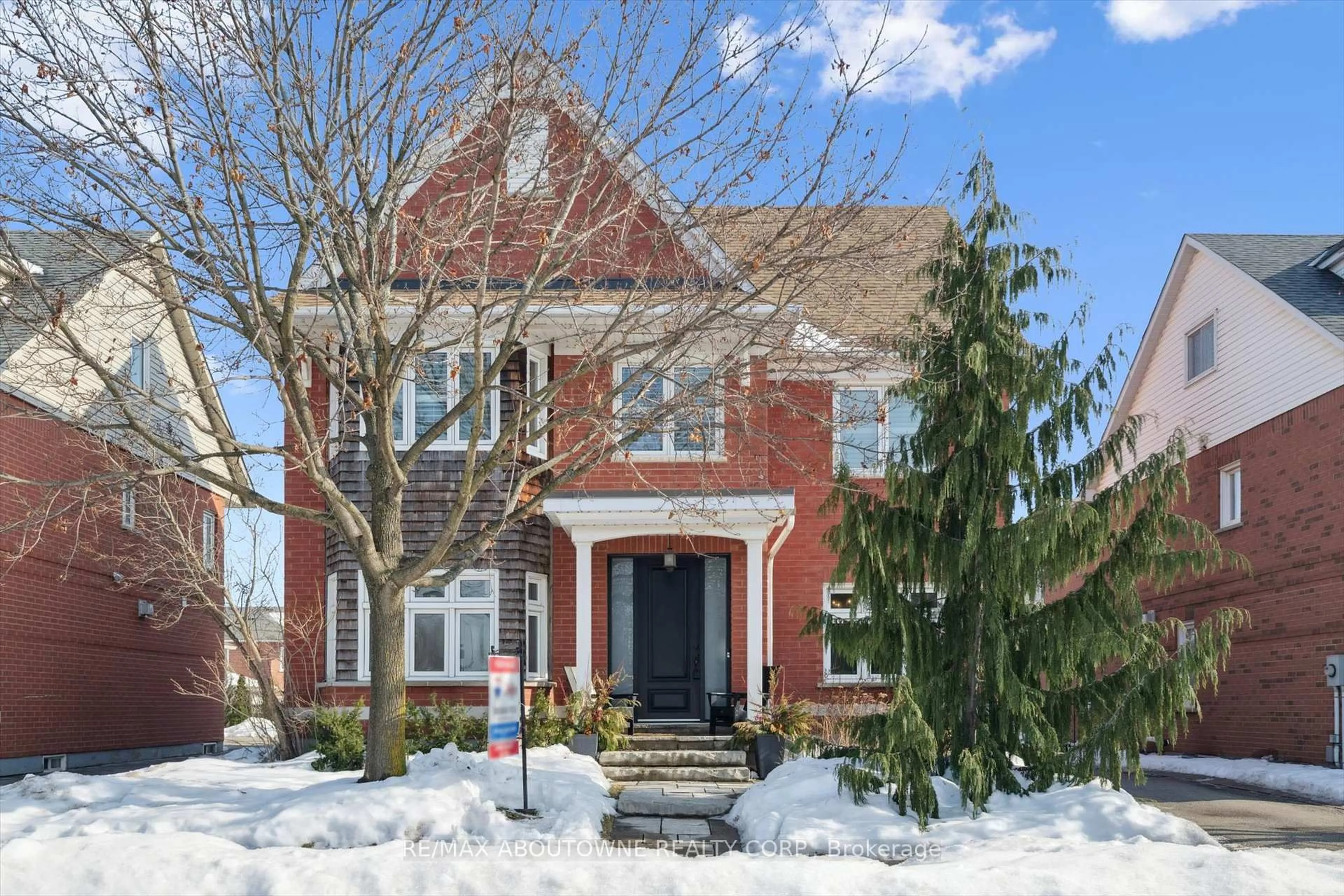 Home with brick exterior material, street for 256 Lexington Rd, Oakville Ontario L6H 6L9