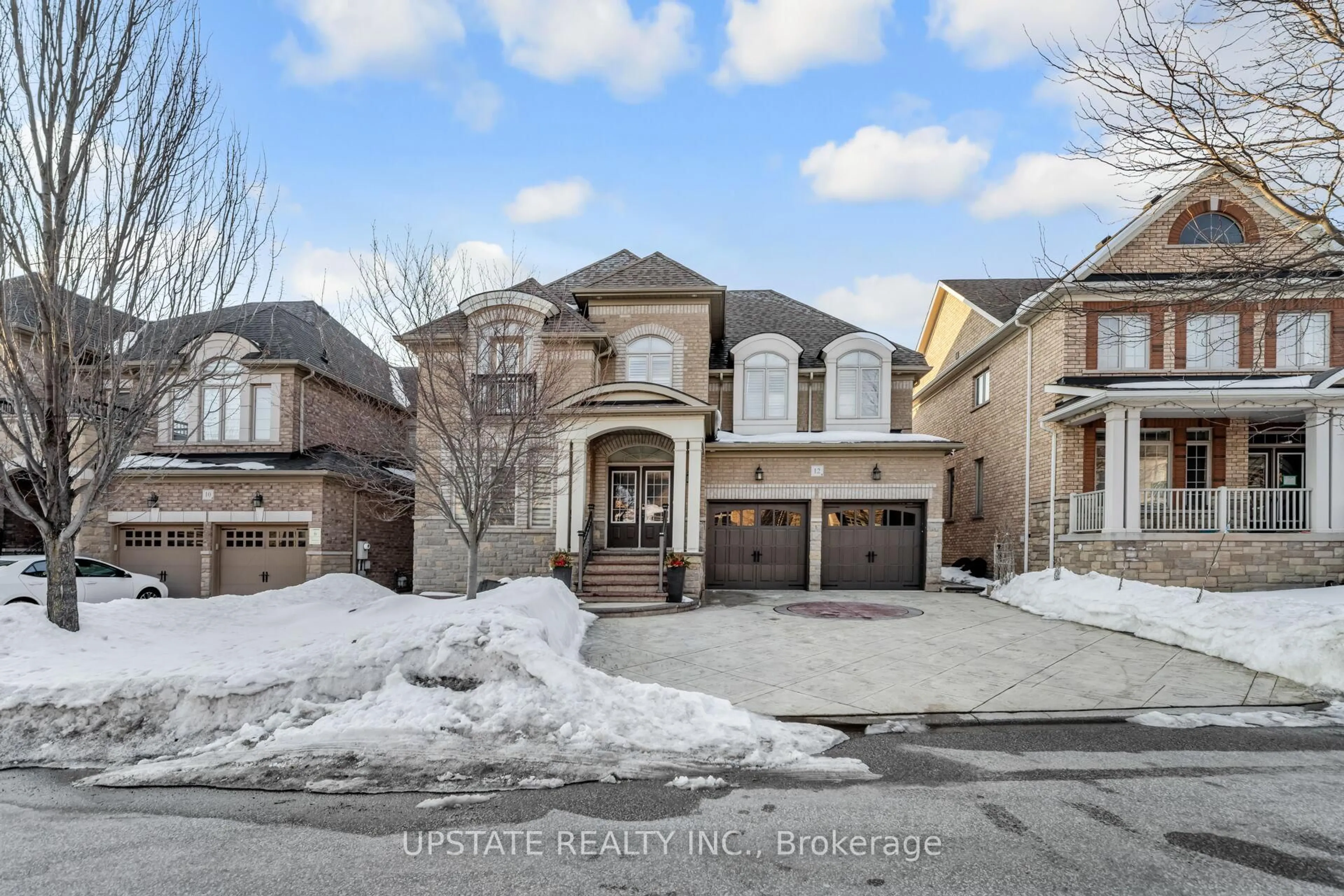 Home with brick exterior material, street for 12 Haywood Dr, Brampton Ontario L6X 0W1