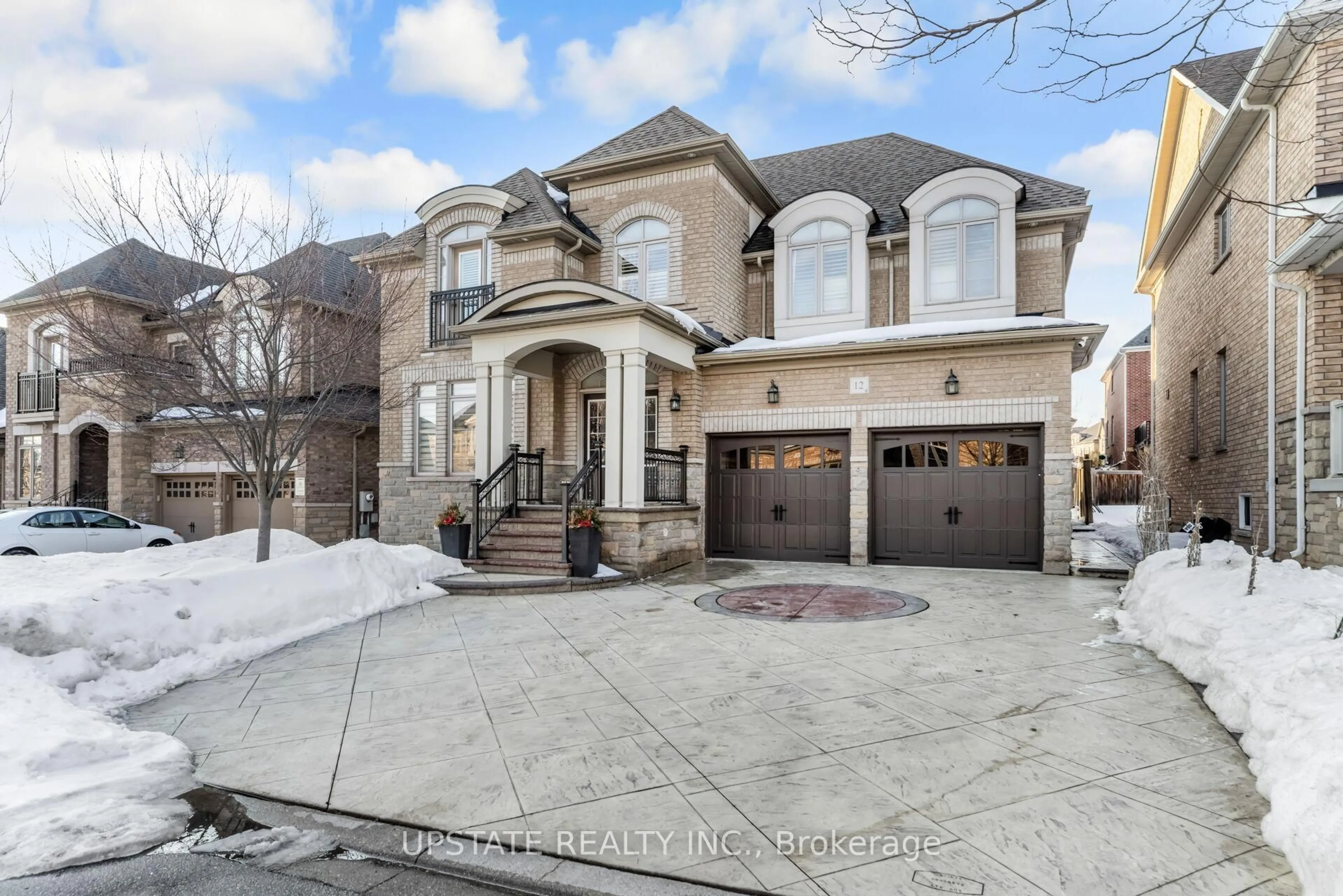 Home with brick exterior material, street for 12 Haywood Dr, Brampton Ontario L6X 0W1