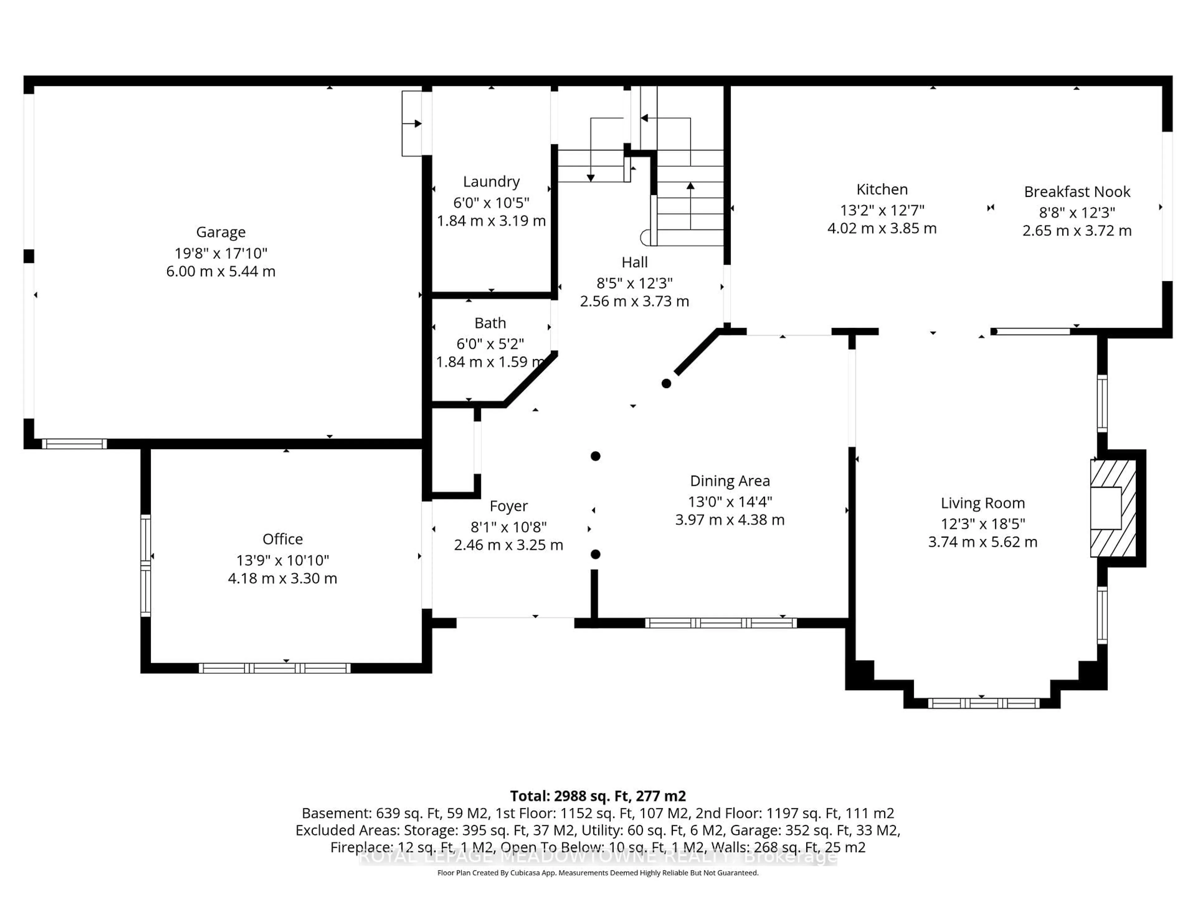Floor plan for 67 Hidden Lake Tr, Halton Hills Ontario L7G 0K6
