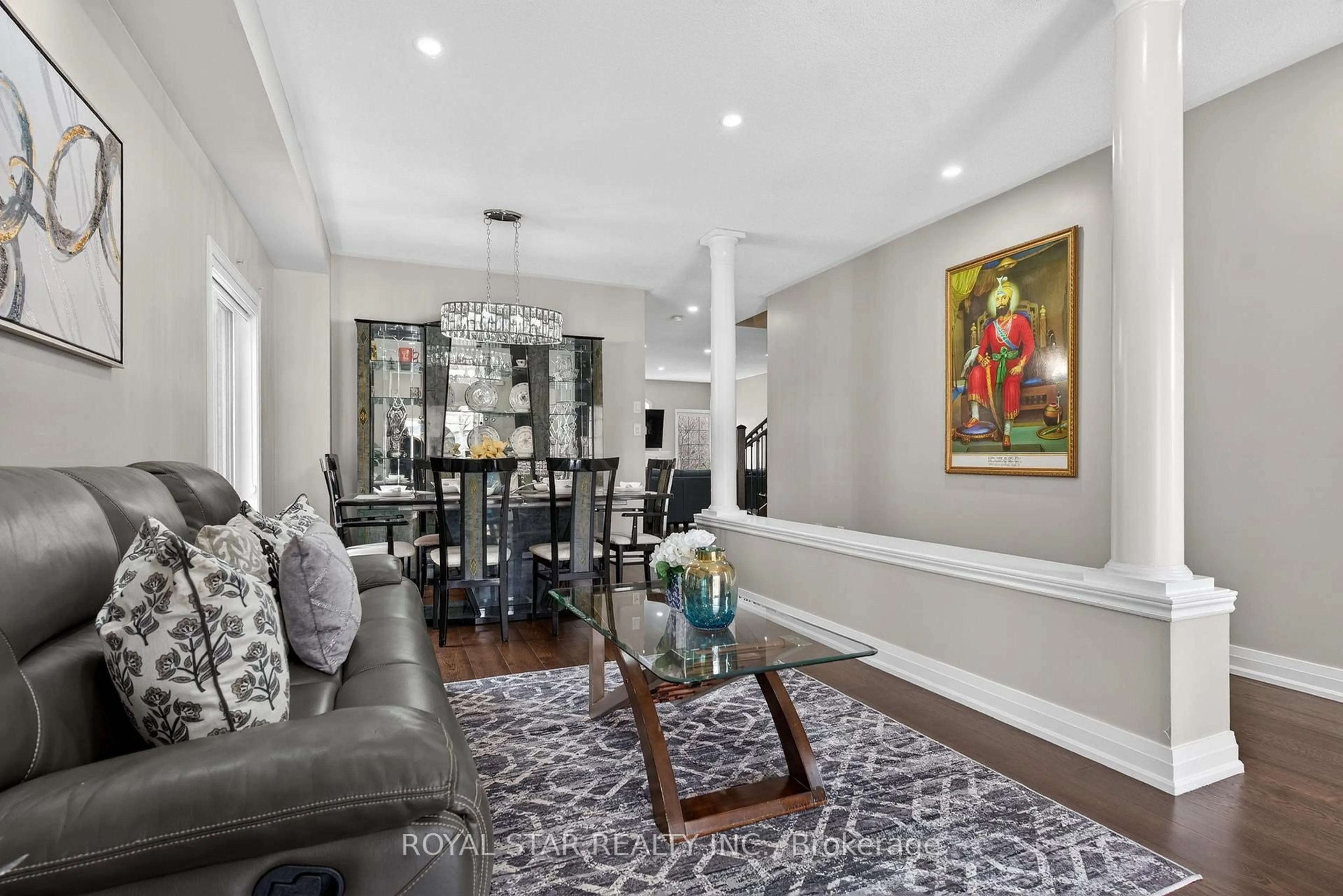 Living room with furniture, unknown for 10 Solidarity Crt, Brampton Ontario L6Y 0L5