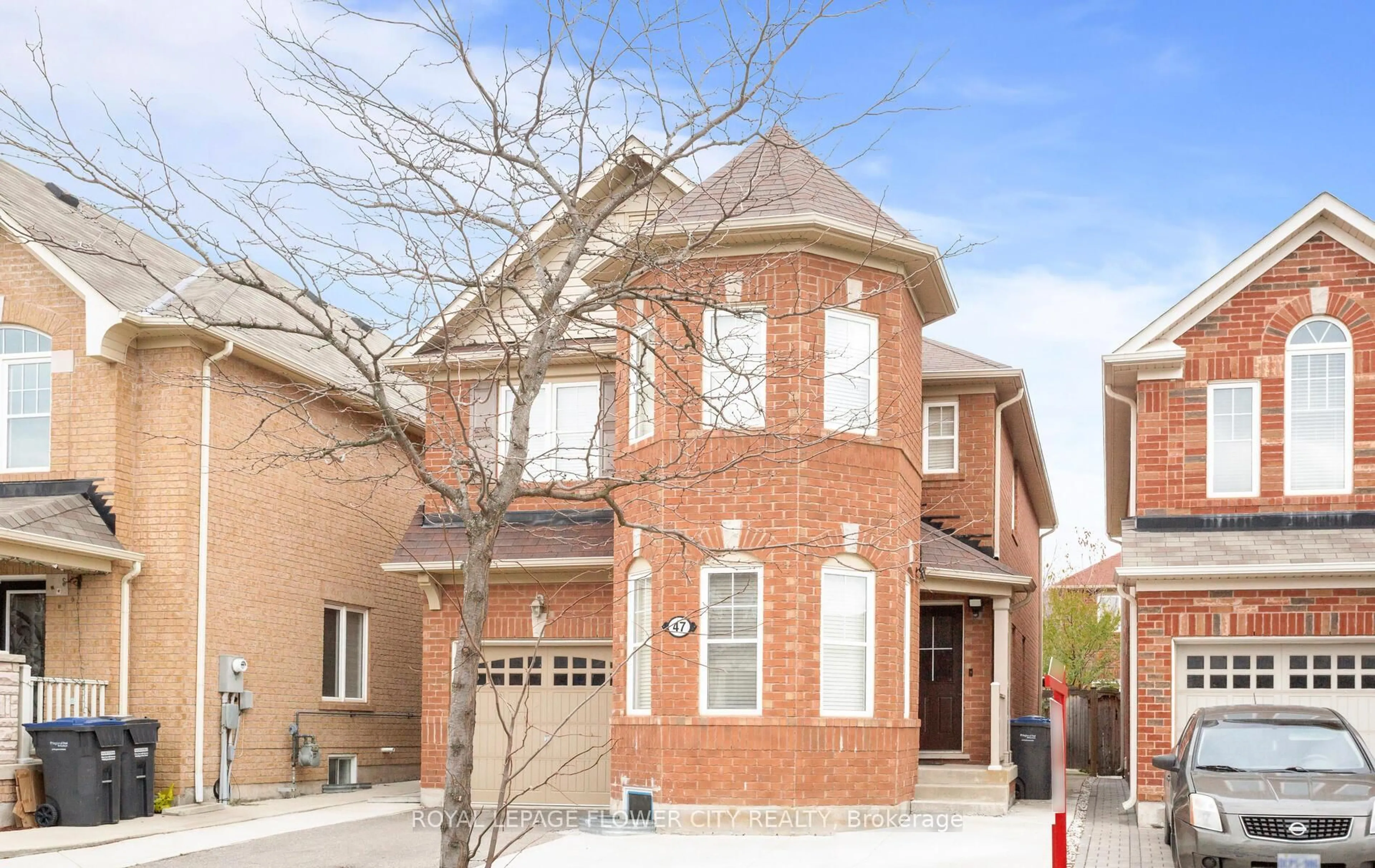 Home with brick exterior material, street for 47 Haverty Tr, Brampton Ontario L7A 0S3