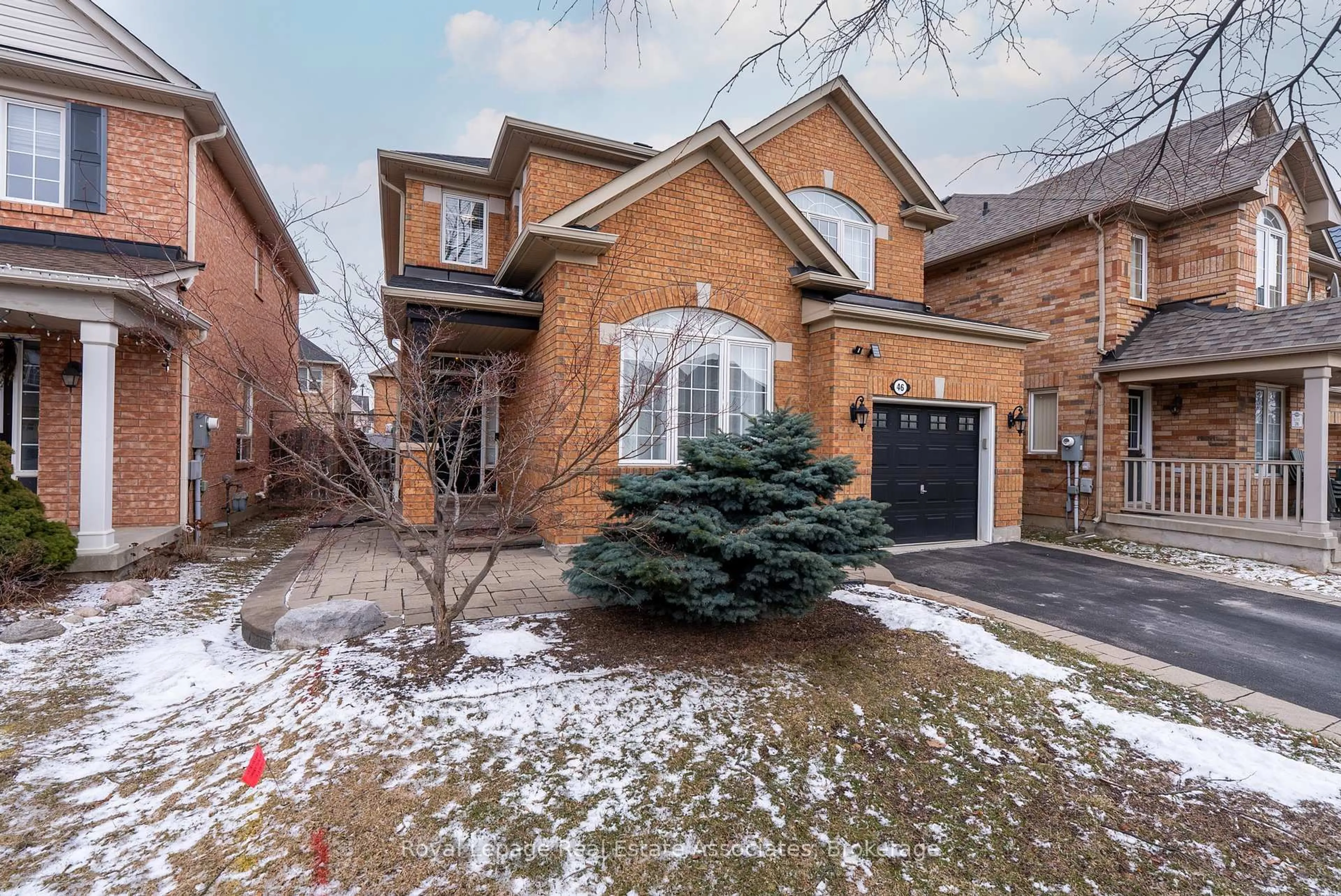 Home with brick exterior material, street for 46 Dehaviland Cres, Brampton Ontario L6X 0M9