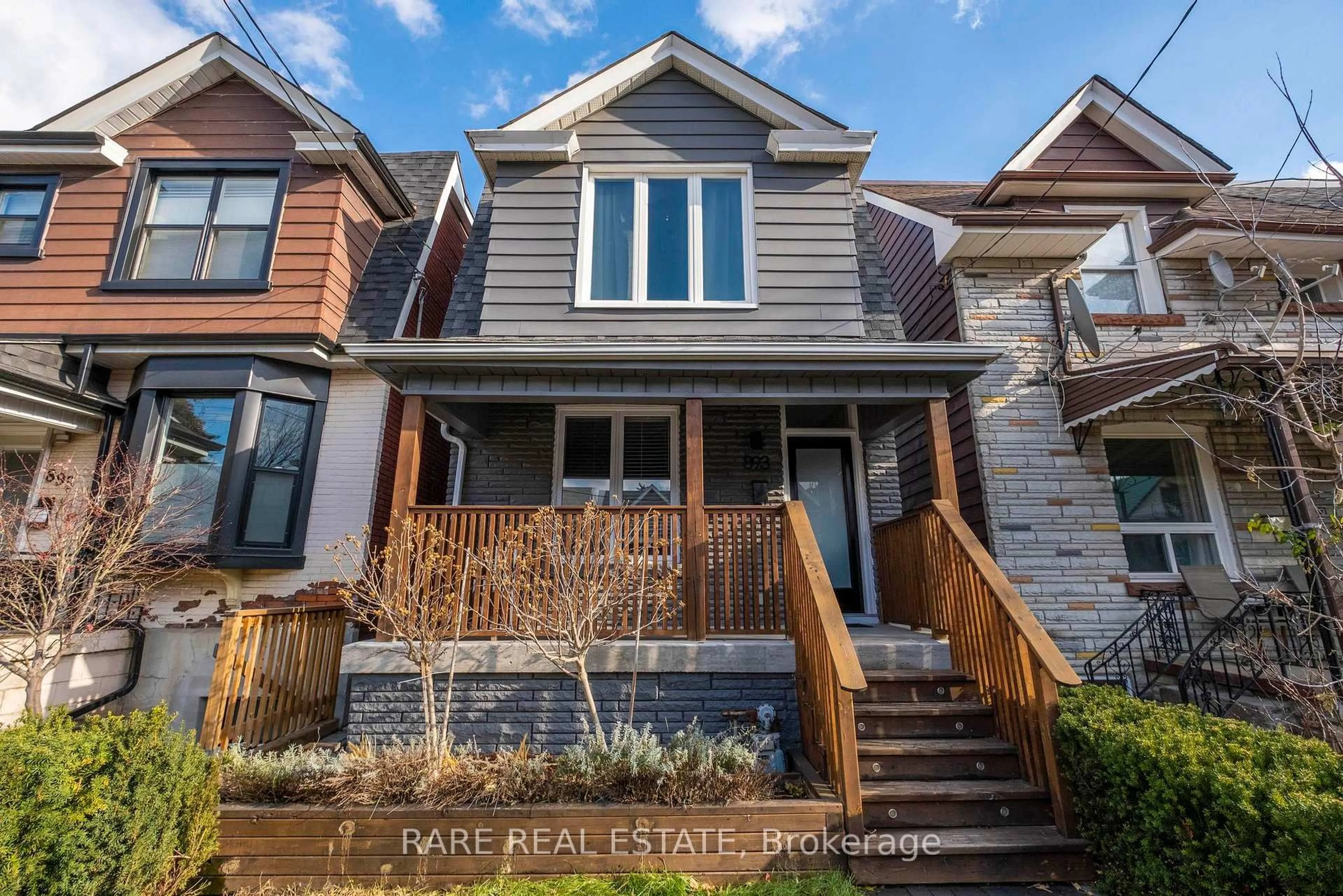 Home with brick exterior material, street for 893 Dovercourt Rd, Toronto Ontario M6H 2X6